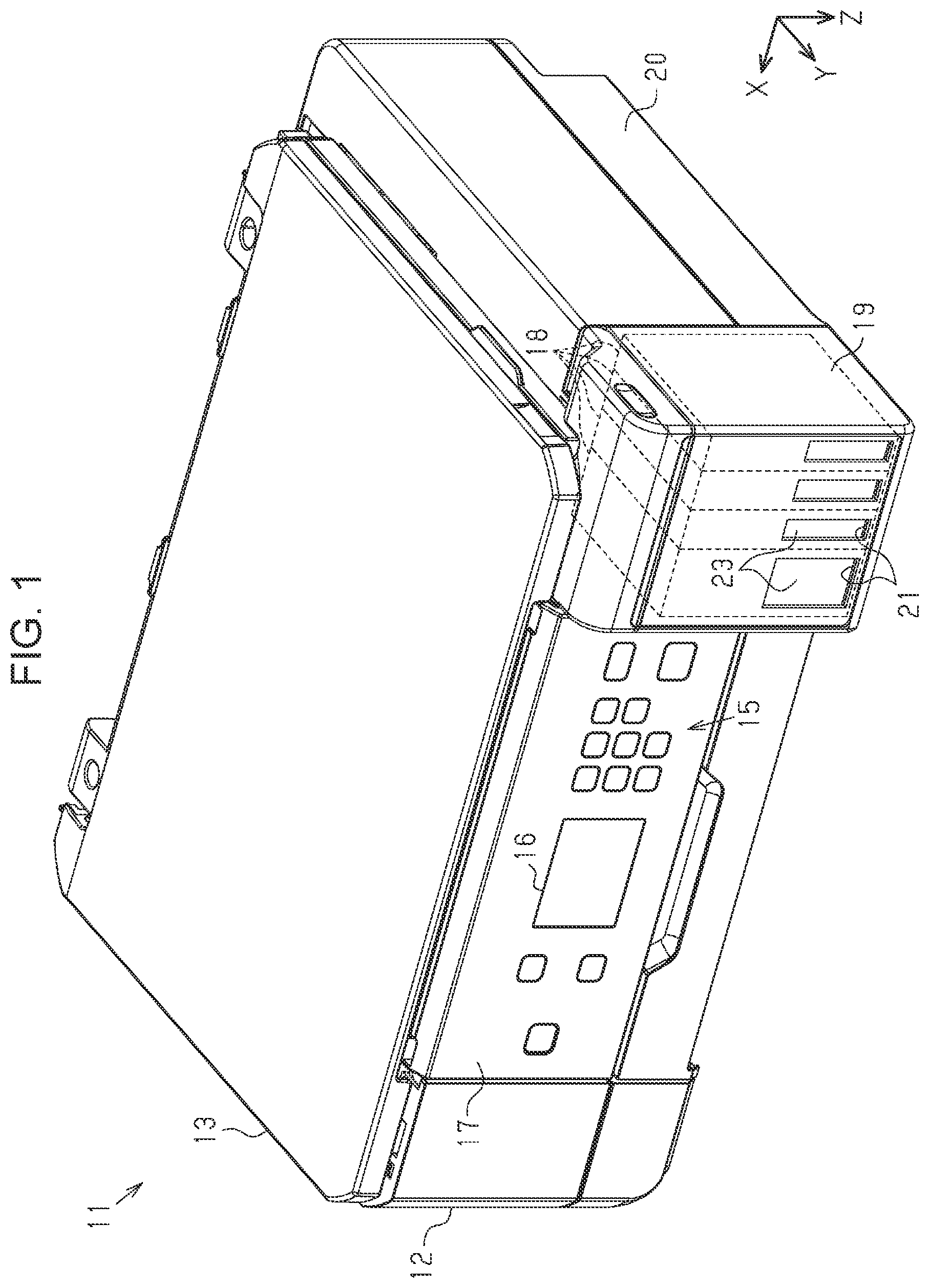 Patent US11780236 — Liquid ejecting apparatus and control method of liquid ejecting apparatus — Figure 1
