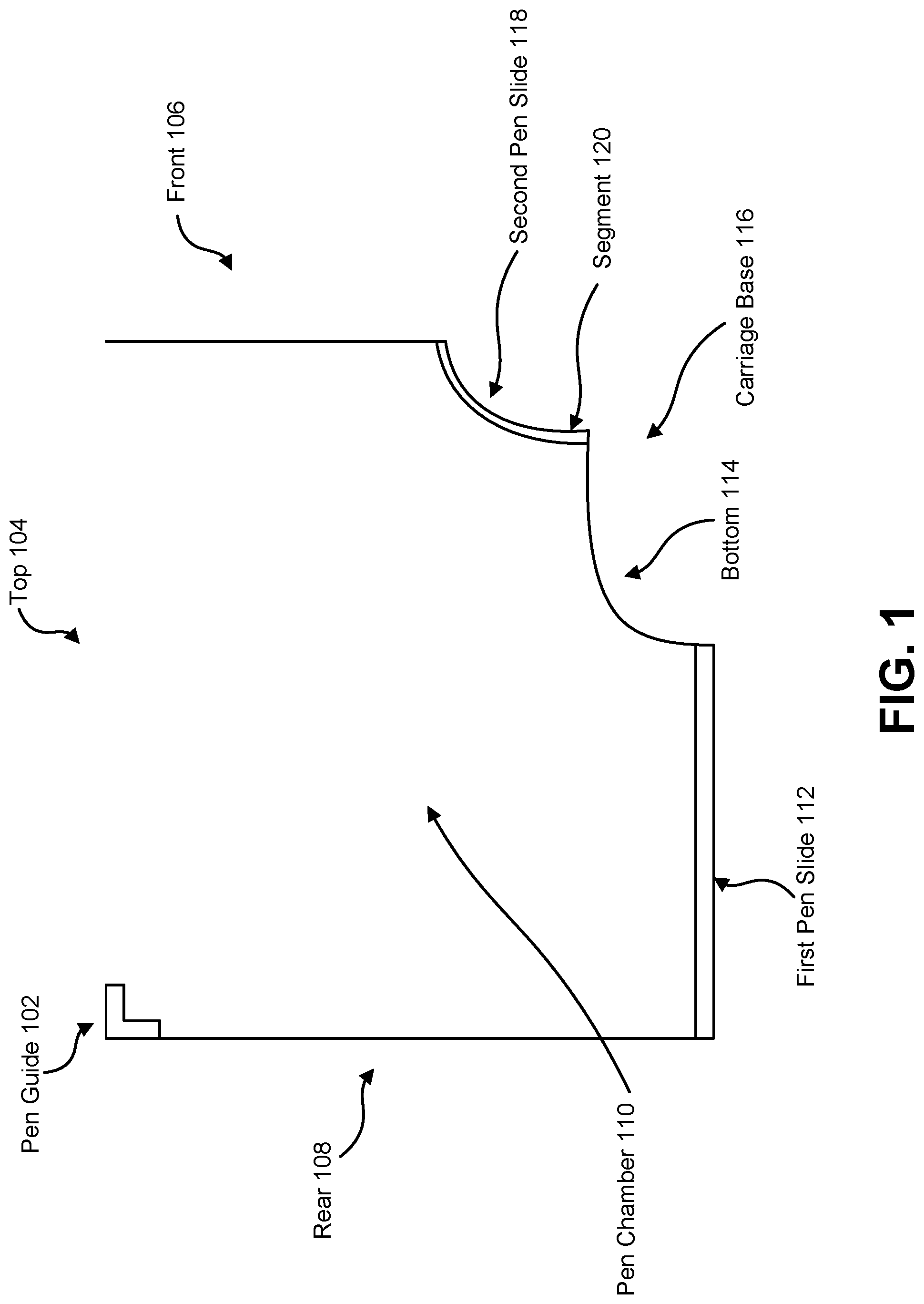 Patent US11780259 — Carriage bases — Figure 1