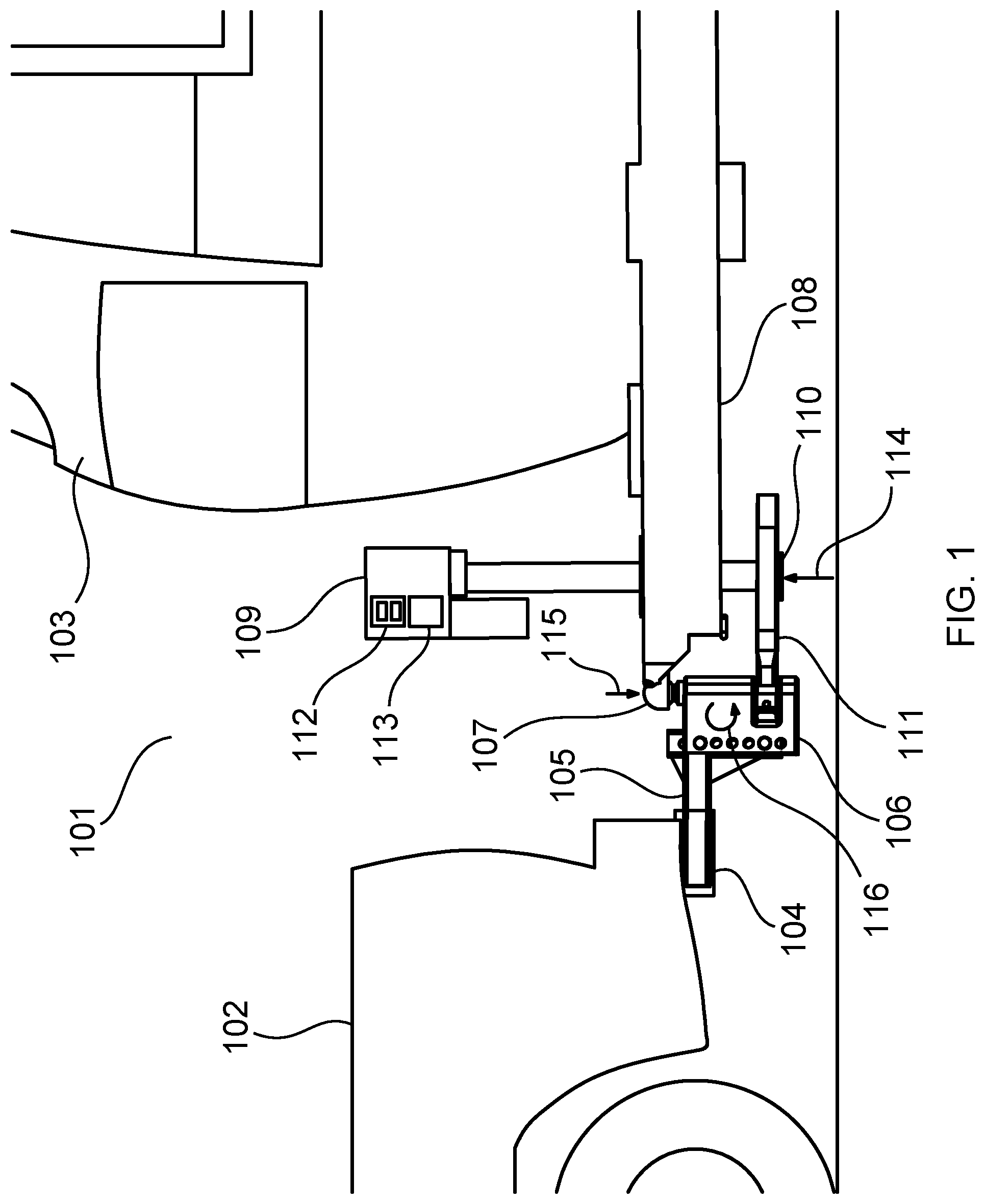 Patent US11780278 — Sway controlling hitch system — Figure 1