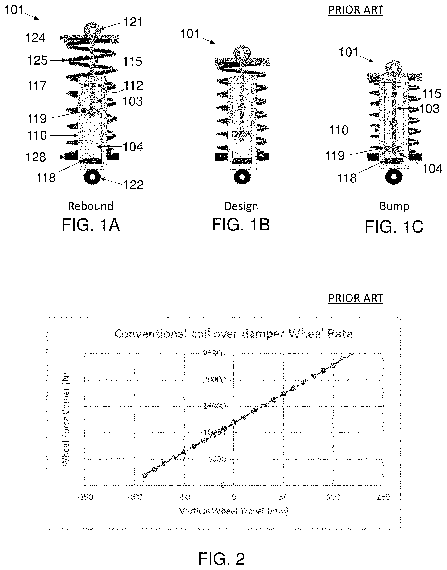 Patent US11780285 — Adaptive suspension system — Figure 1