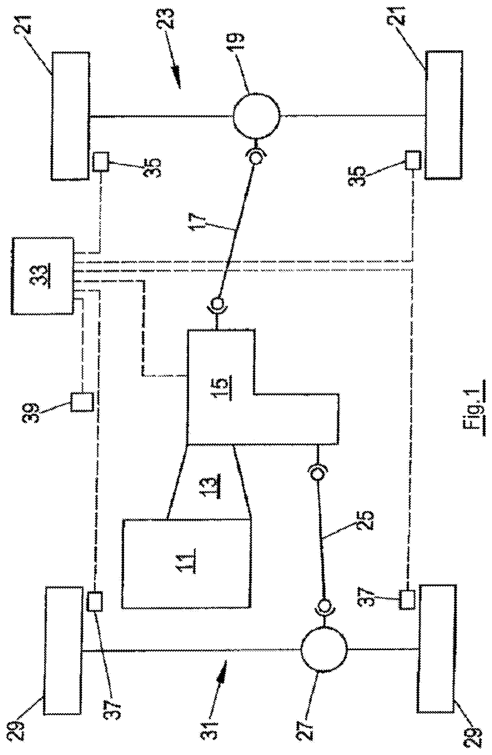 Patent US11780329 — Power transfer assembly with self-locking worm and spur gears — Figure 1