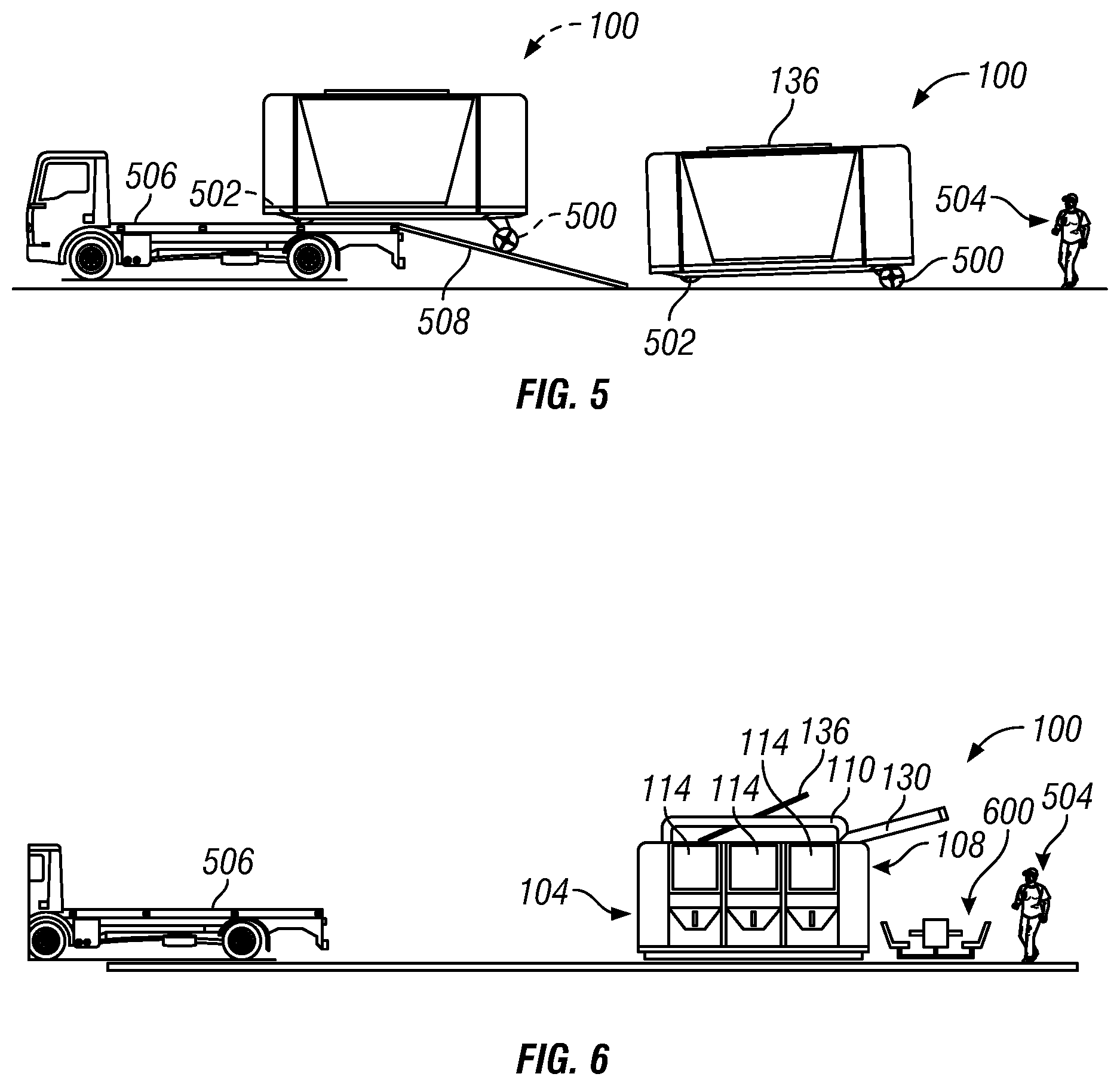 Patent US11780343 Figure 4 – Mobile EV charging station