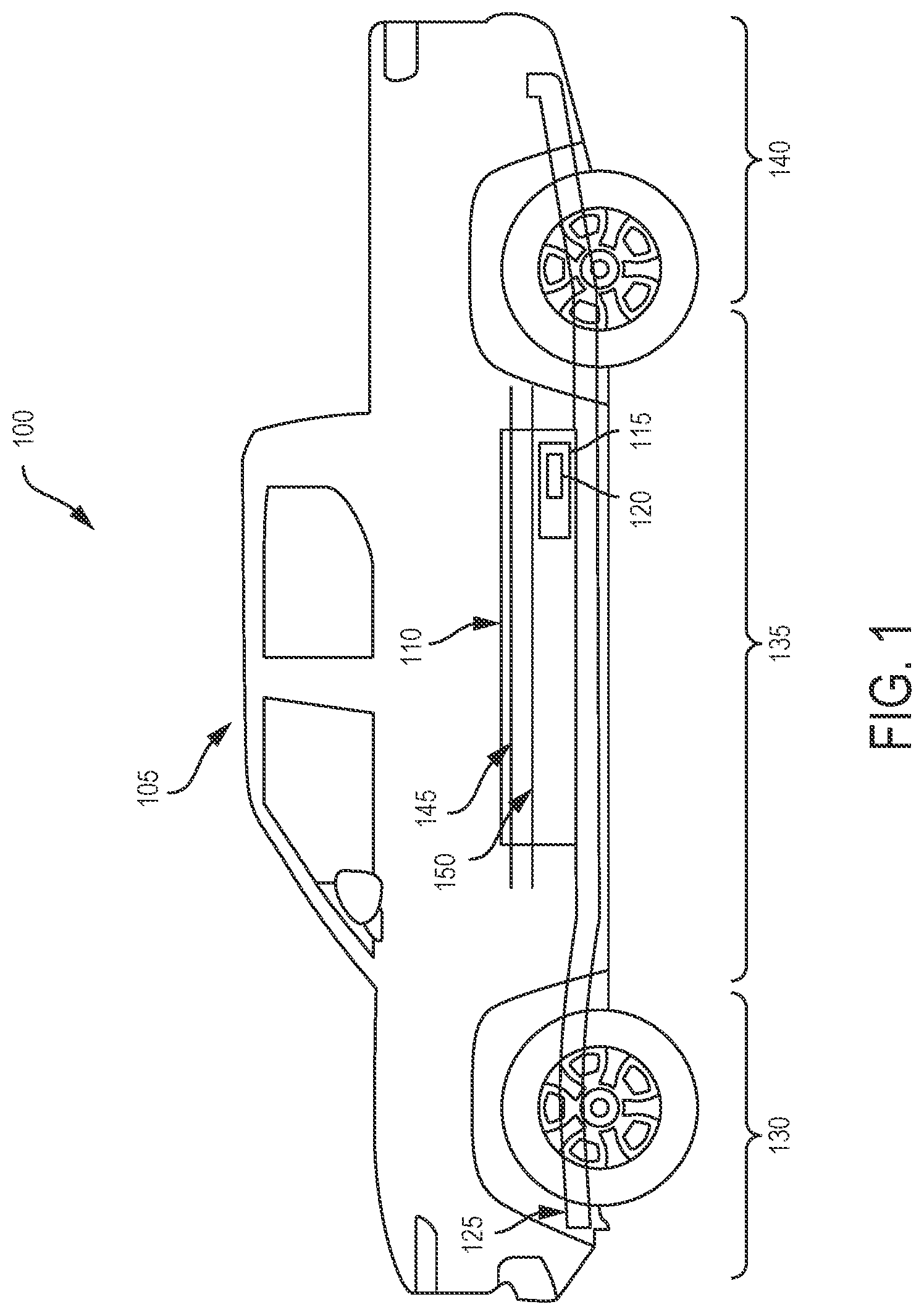 Patent US11780348 — Systems and methods of vehicle regenerative charging — Figure 1