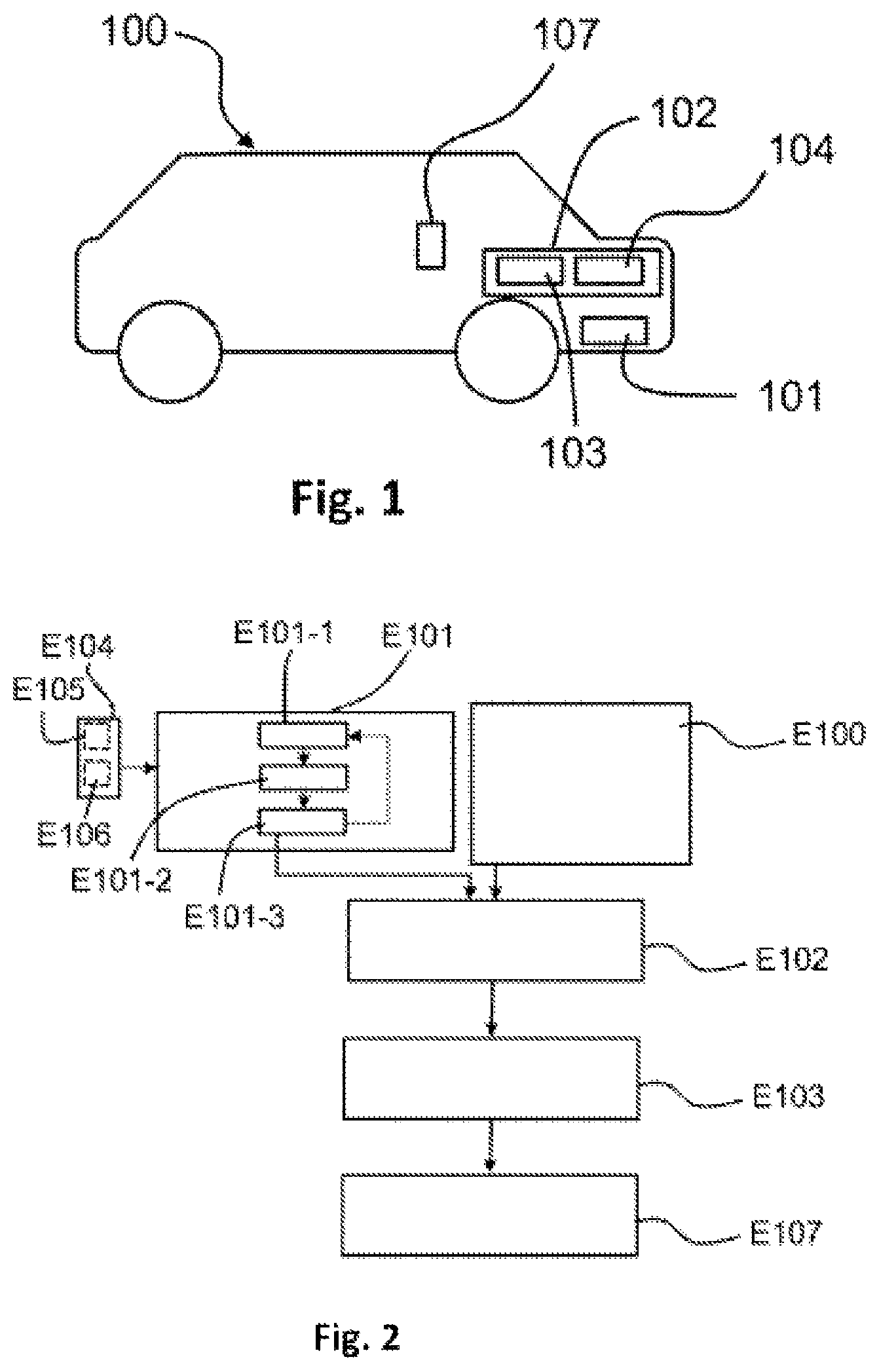 Patent US11780407 — Method for controlling a vehicle with a plurality of operating modes — Figure 1