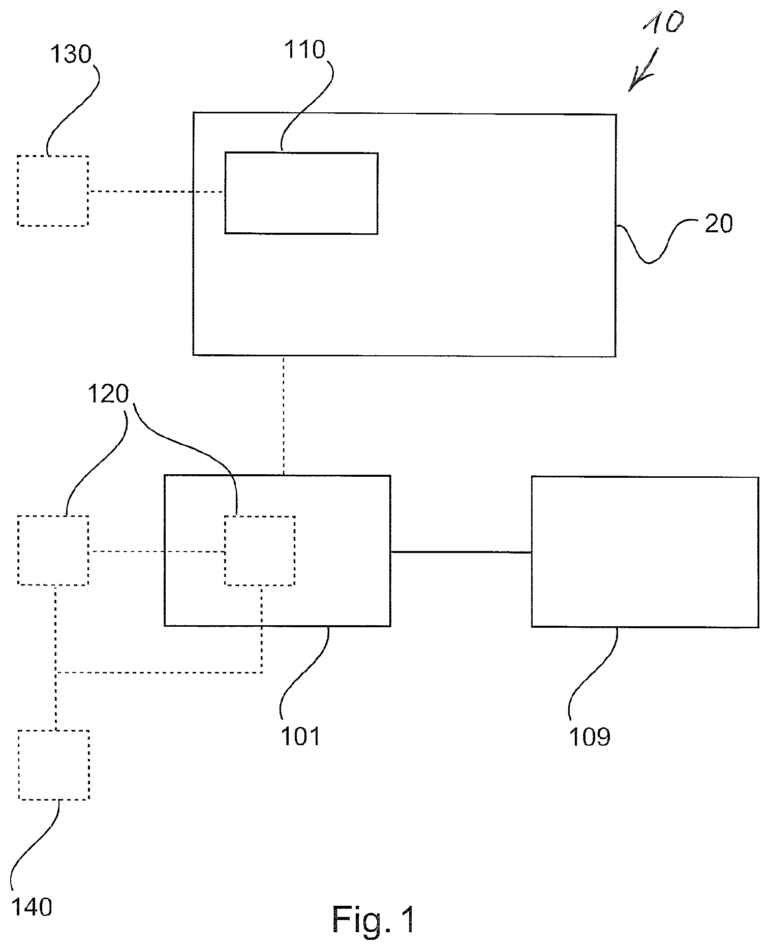 Patent US11780415 — Electric system for a vehicle — Figure 1
