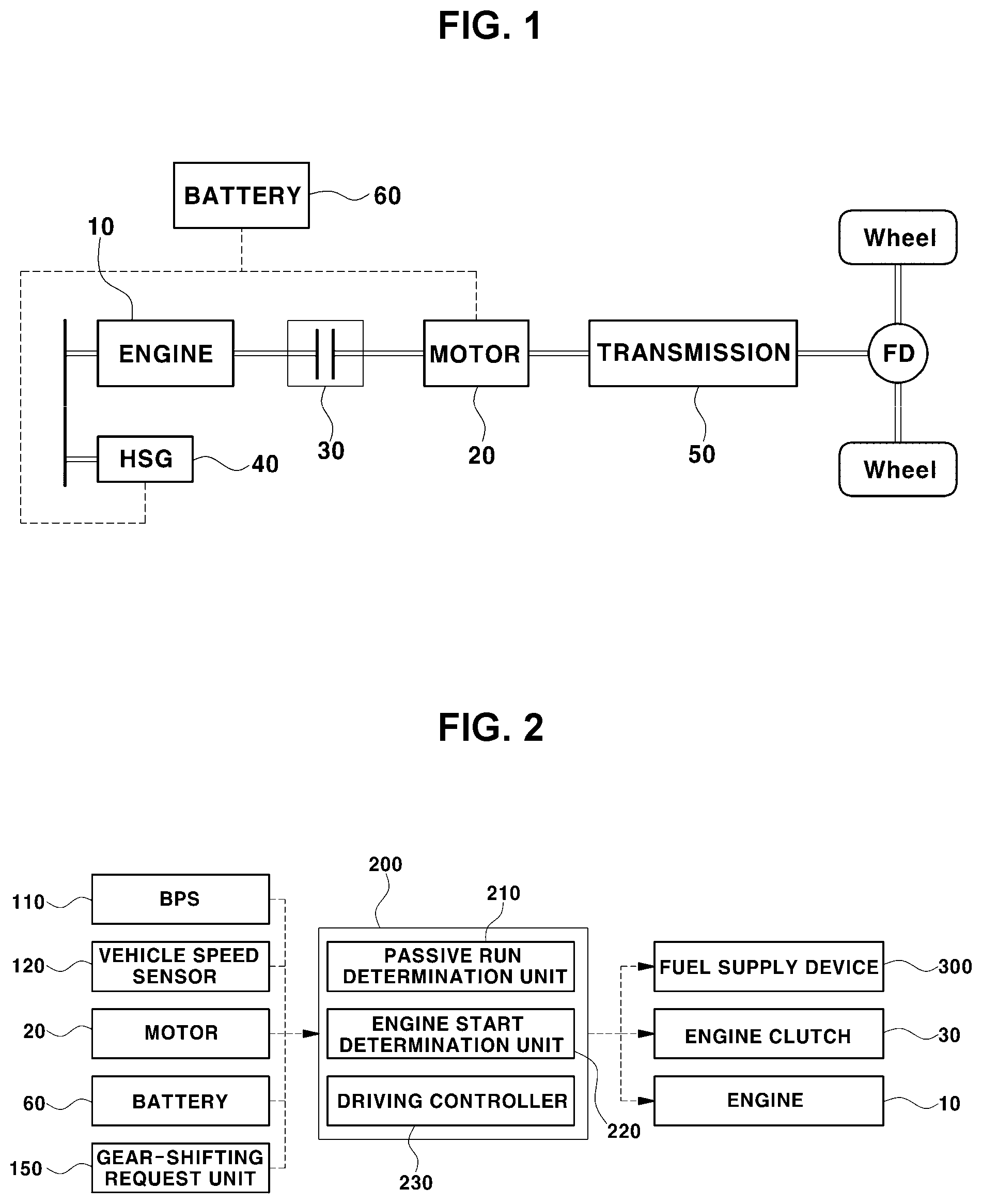Patent US11780423 — System and method for determining whether to start engine — Figure 1