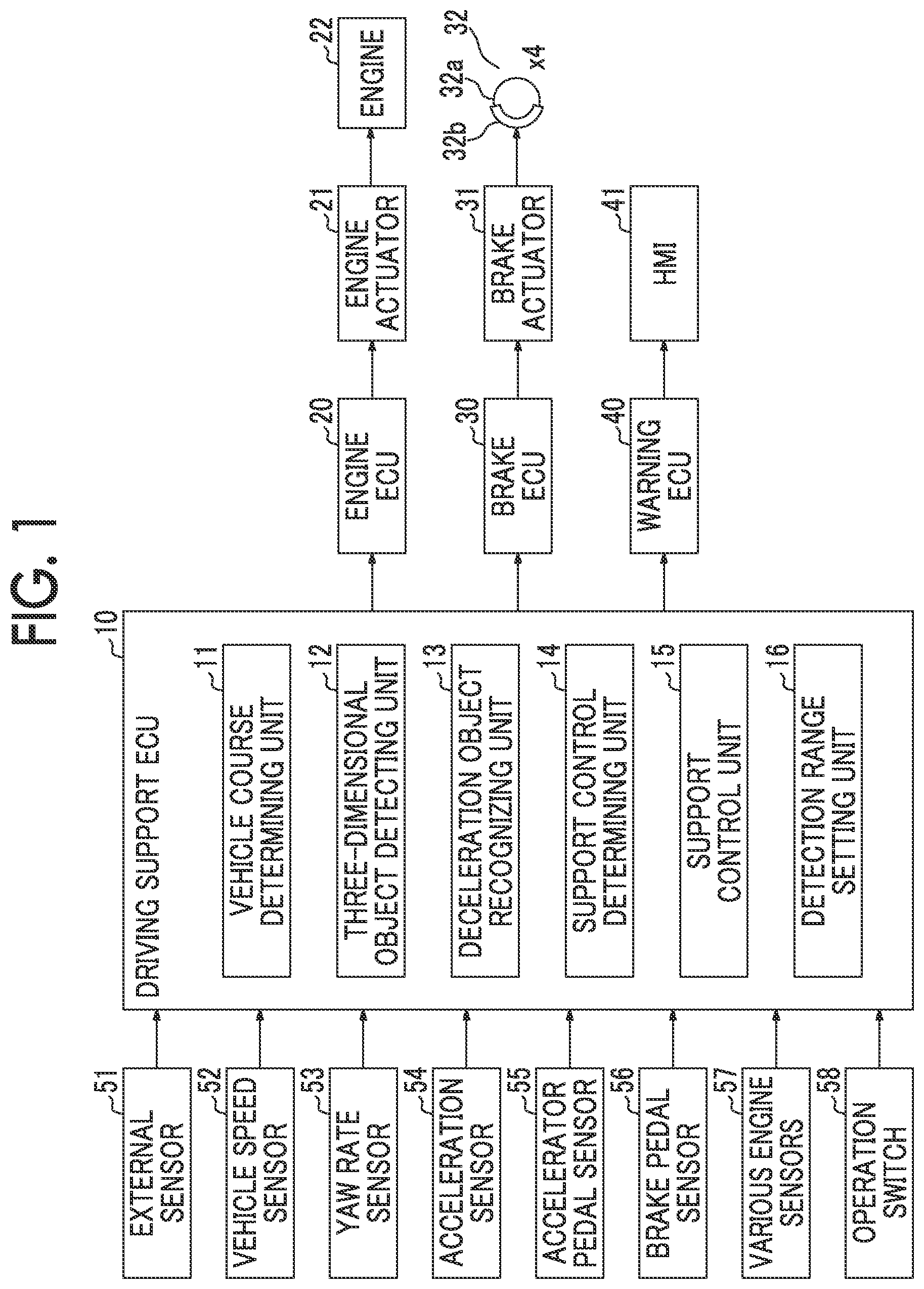Patent US11780430 — Vehicle control device and control method — Figure 1