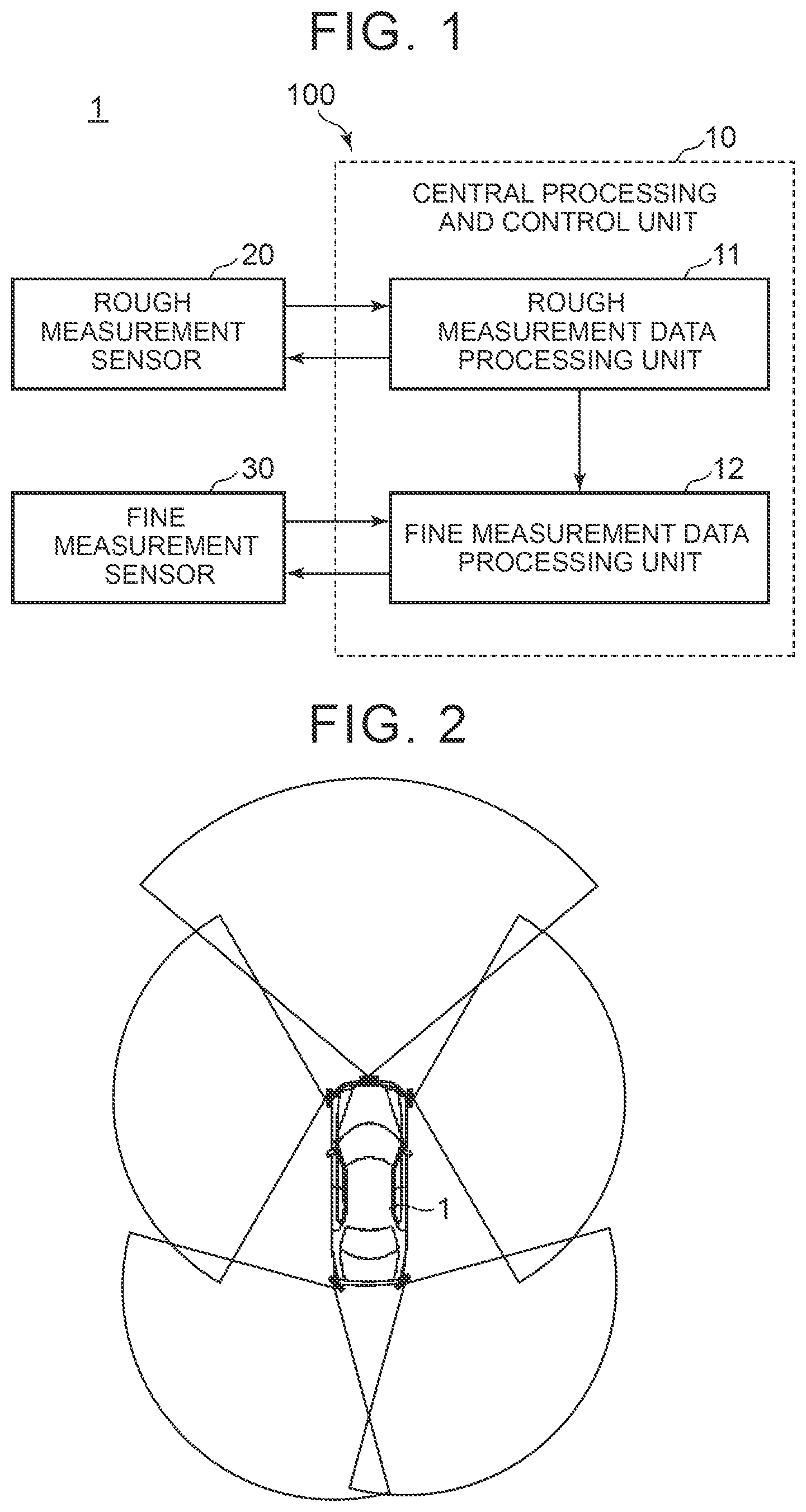 Patent US11780436 — On-board sensor system — Figure 1
