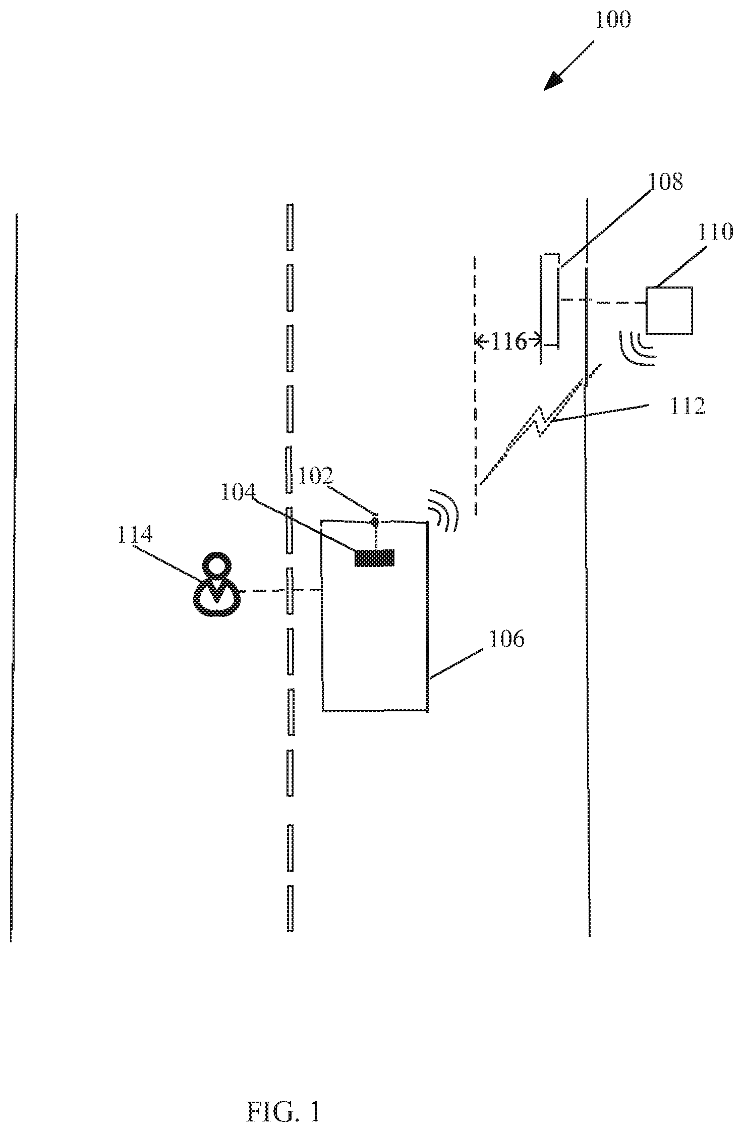 Patent US11780457 — System and method for providing driving assistance to safely overtake a vehicle — Figure 1