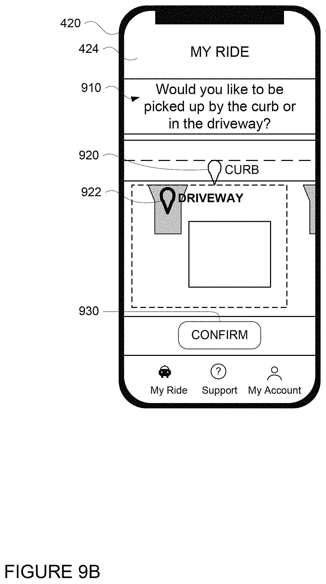 Patent US11780462 Figure 11 – Driveway pullovers for autonomous vehicles