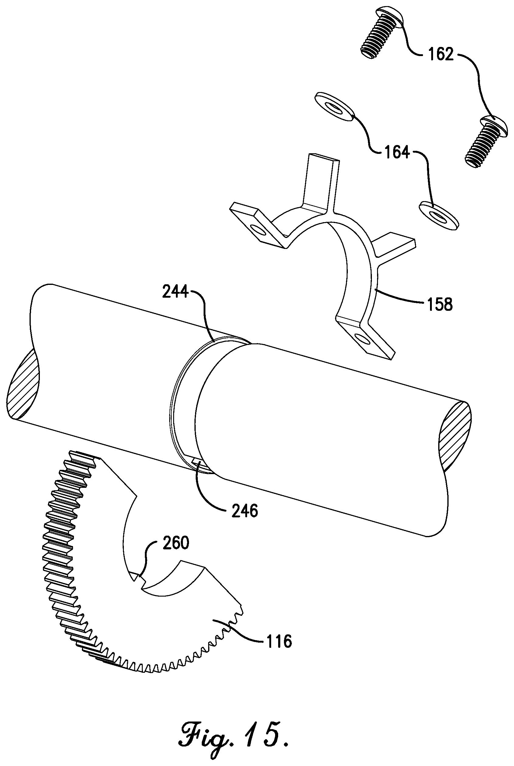 Patent US11780479 Figure 15 – Grade crossing gate arm position detection system
