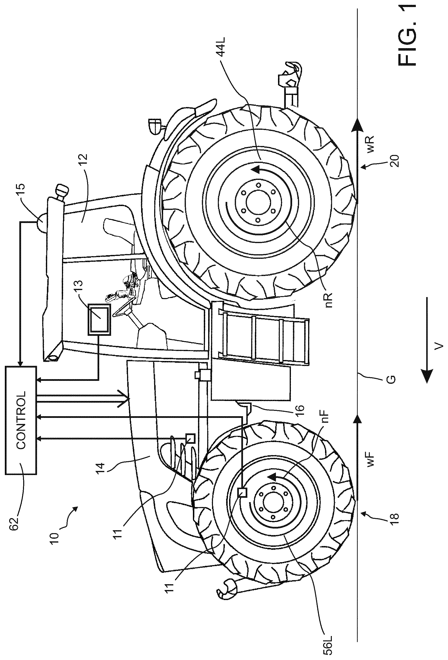 Patent US11780498 — Utility vehicle braking — Figure 1