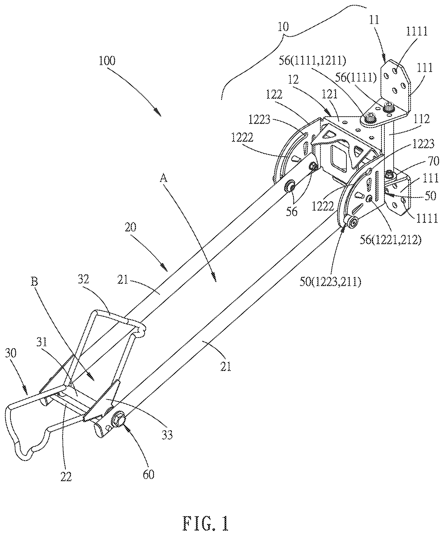 Patent US11780518 — Bicycle stand — Figure 1