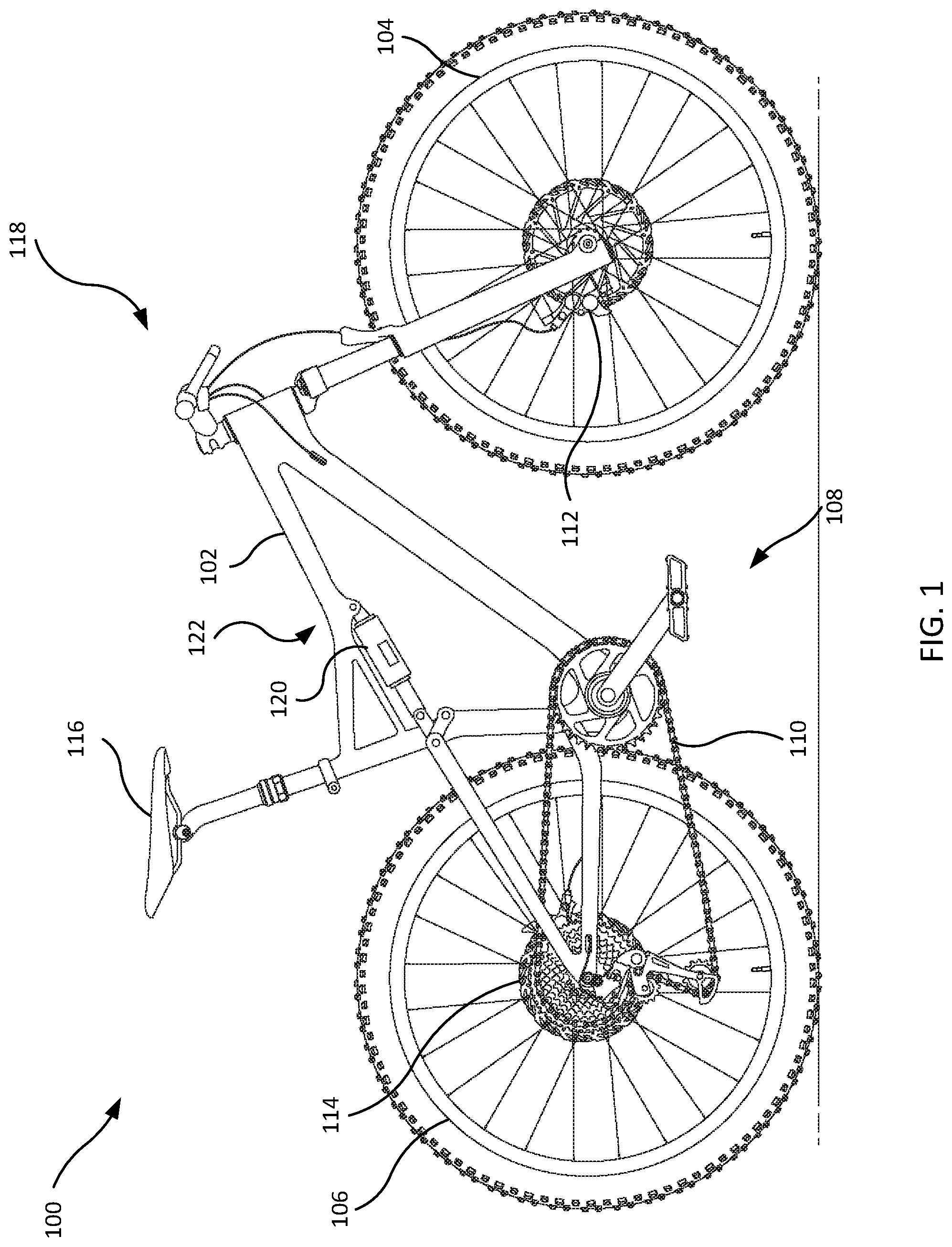 Patent US11780530 — Flexible hardware spacer — Figure 1