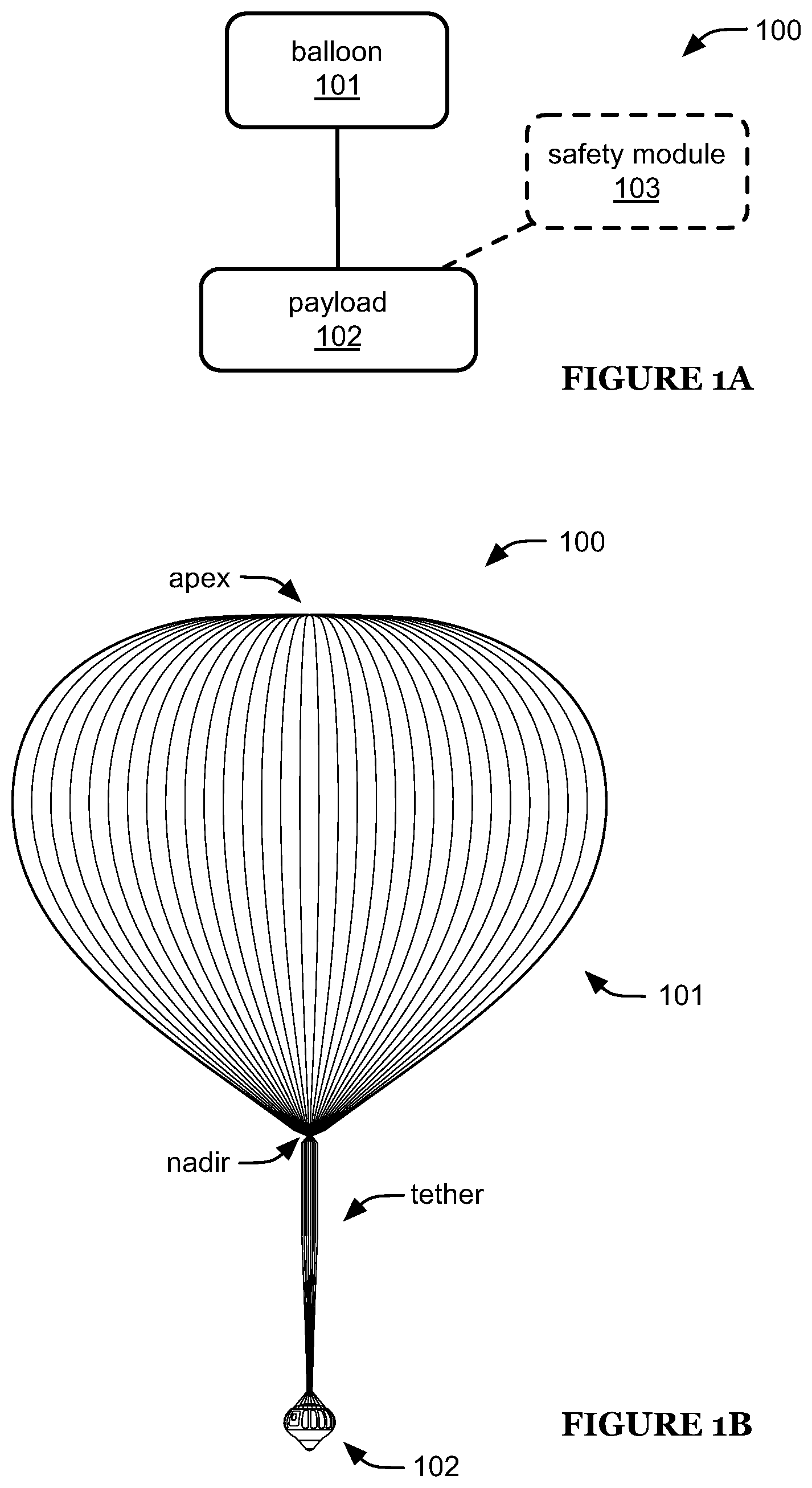 Patent US11780552 — Aerospace balloon system and method of operation — Figure 1