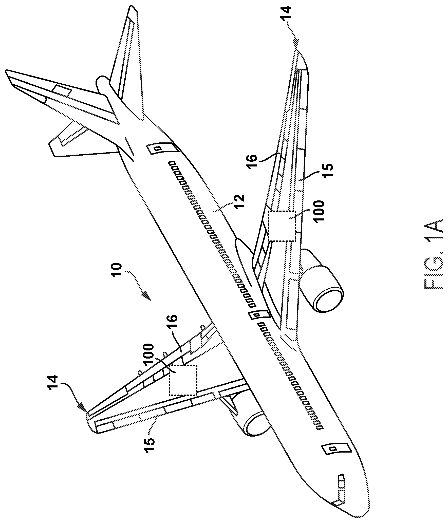 Patent US11780557 — System and method for forming a seal between structural components — Figure 1