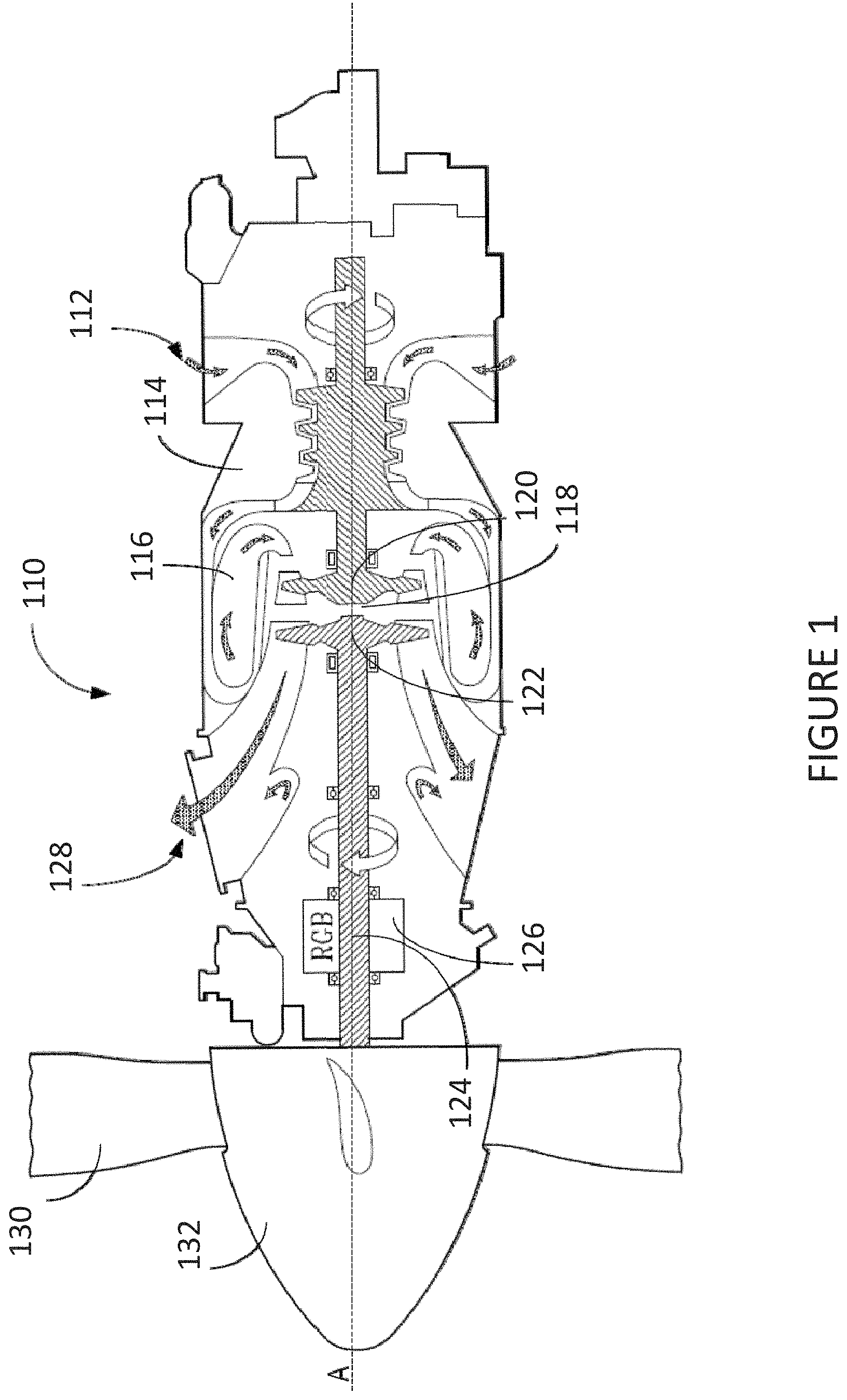 Patent US11780561 — Propeller blade angle feedback arrangement and method — Figure 1