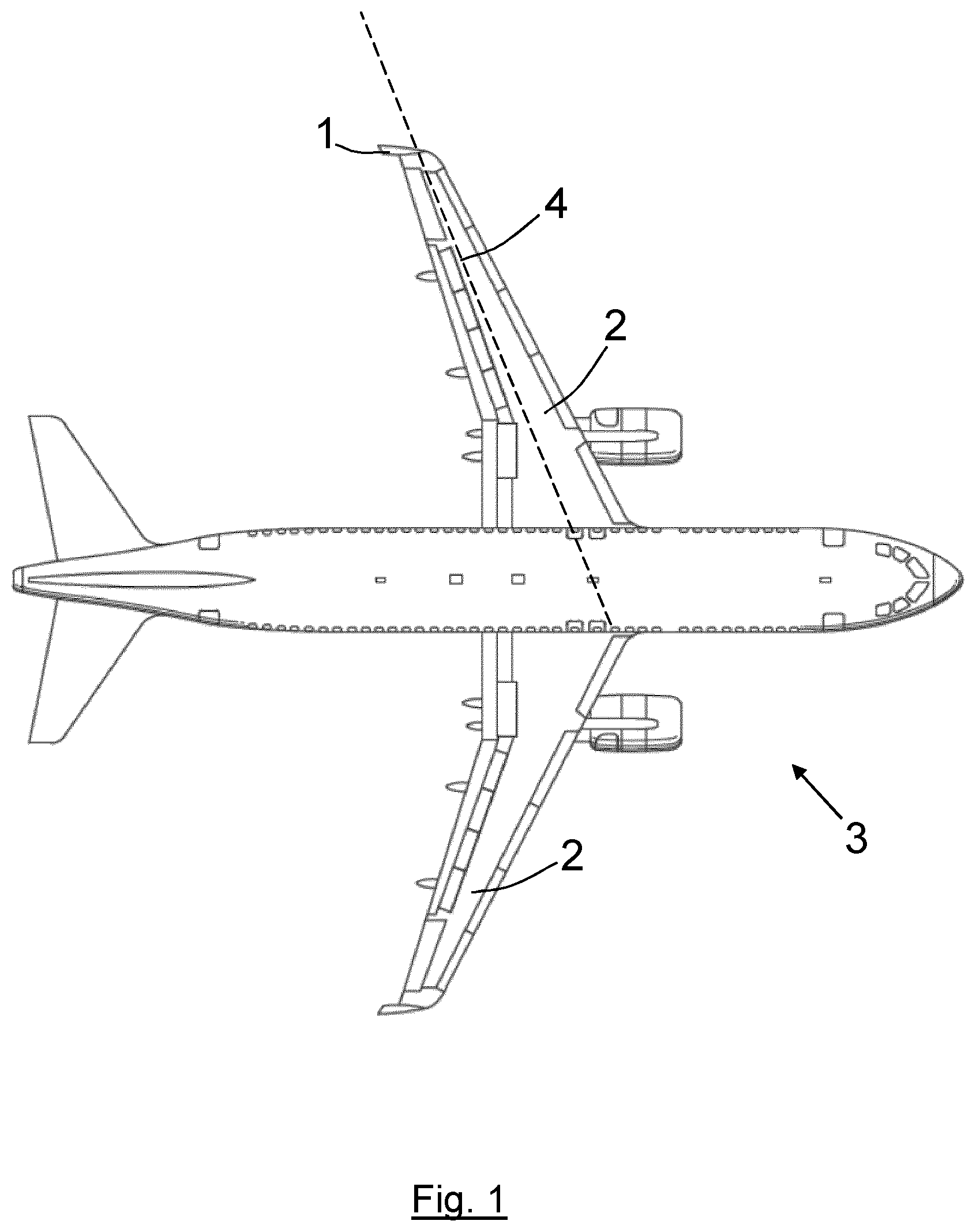 Patent US11780567 — Wingtip device for an aircraft — Figure 1