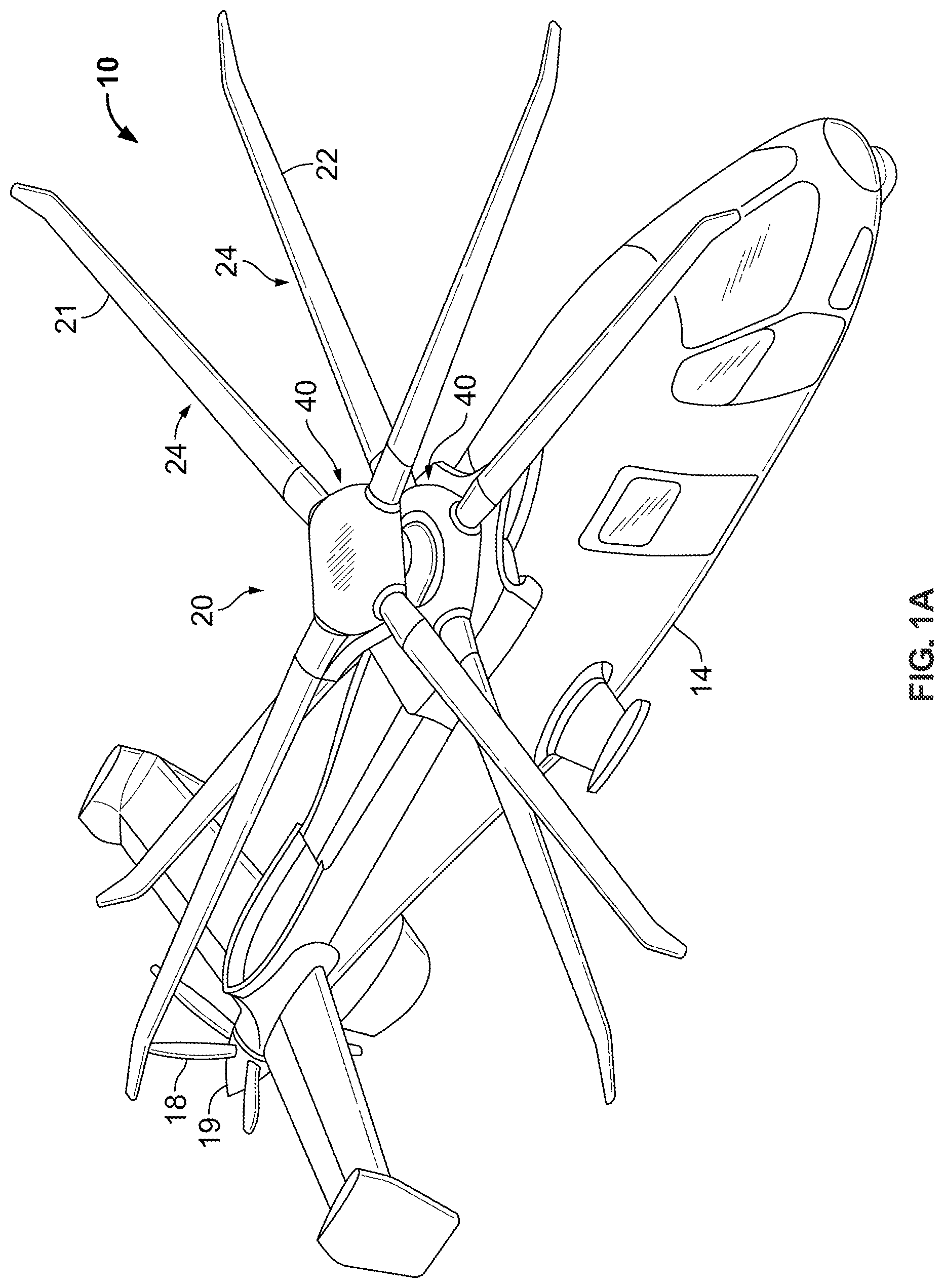 Patent US11780574 — Swashplate assembly for a rotor system — Figure 1