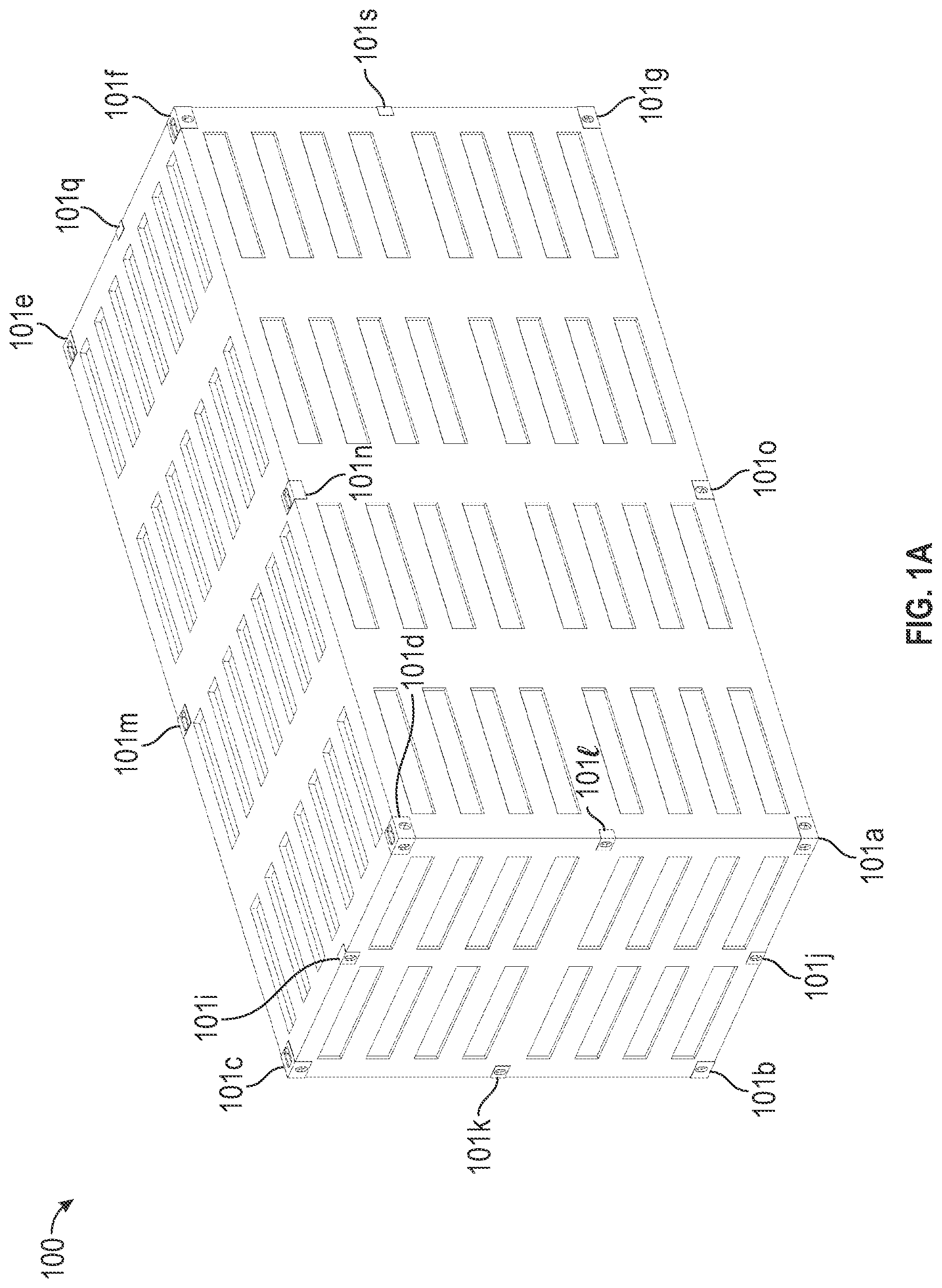 Patent US11780582 — Modular container transport systems — Figure 1