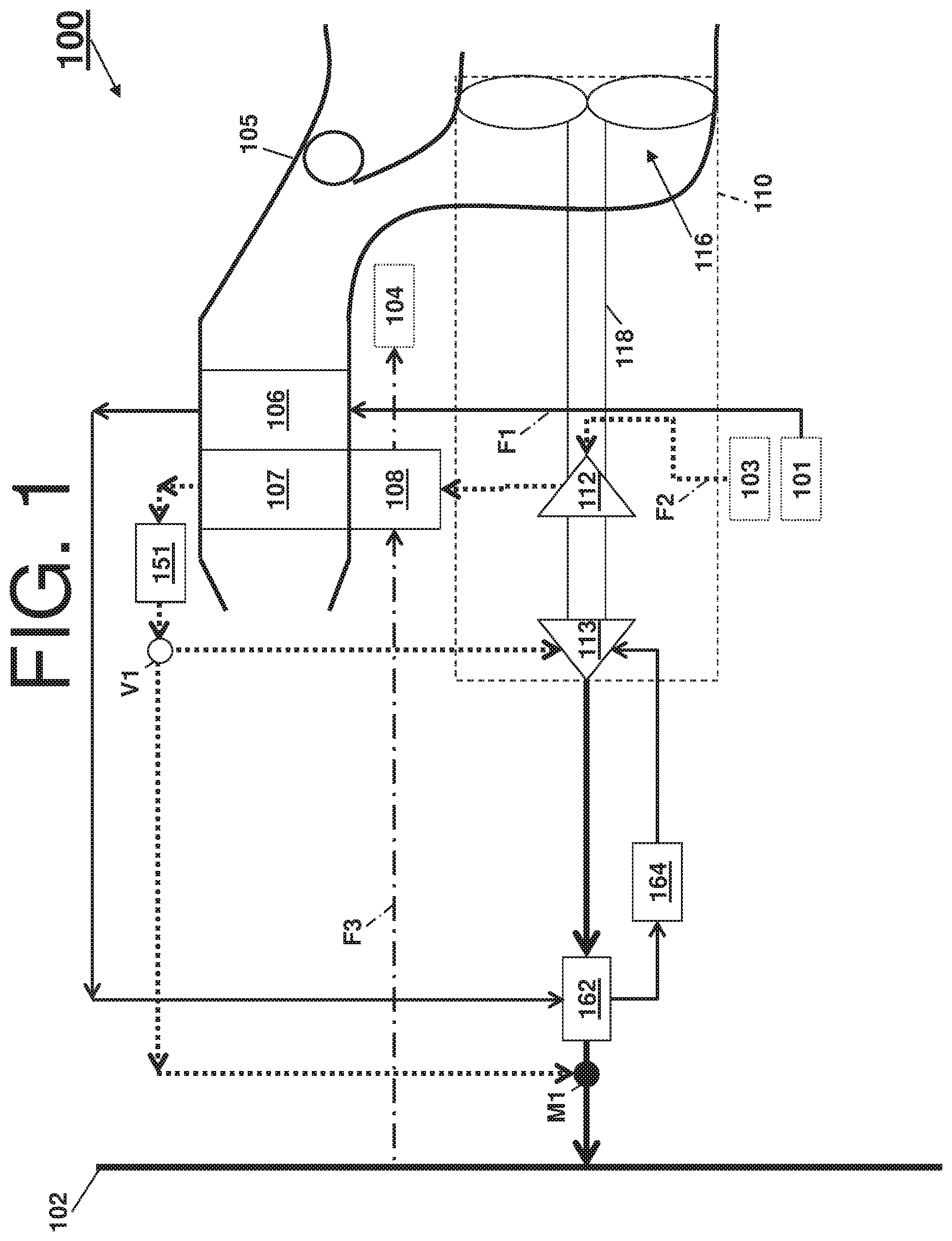 Patent US11780589 — Environmental control system with optimized moisture removal — Figure 1