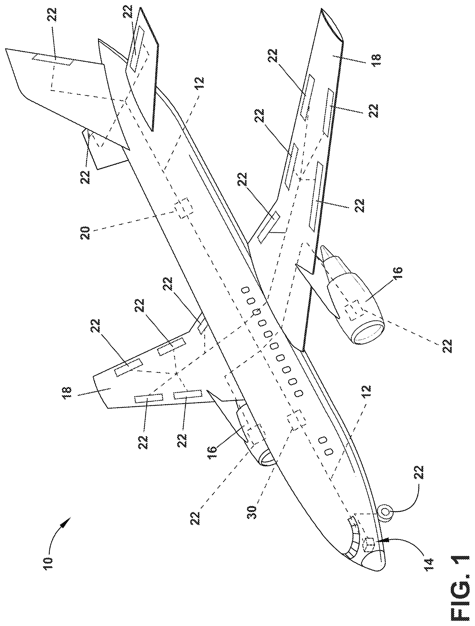 Patent US11780603 — Method for resiliency in compute resources in avionics — Figure 1