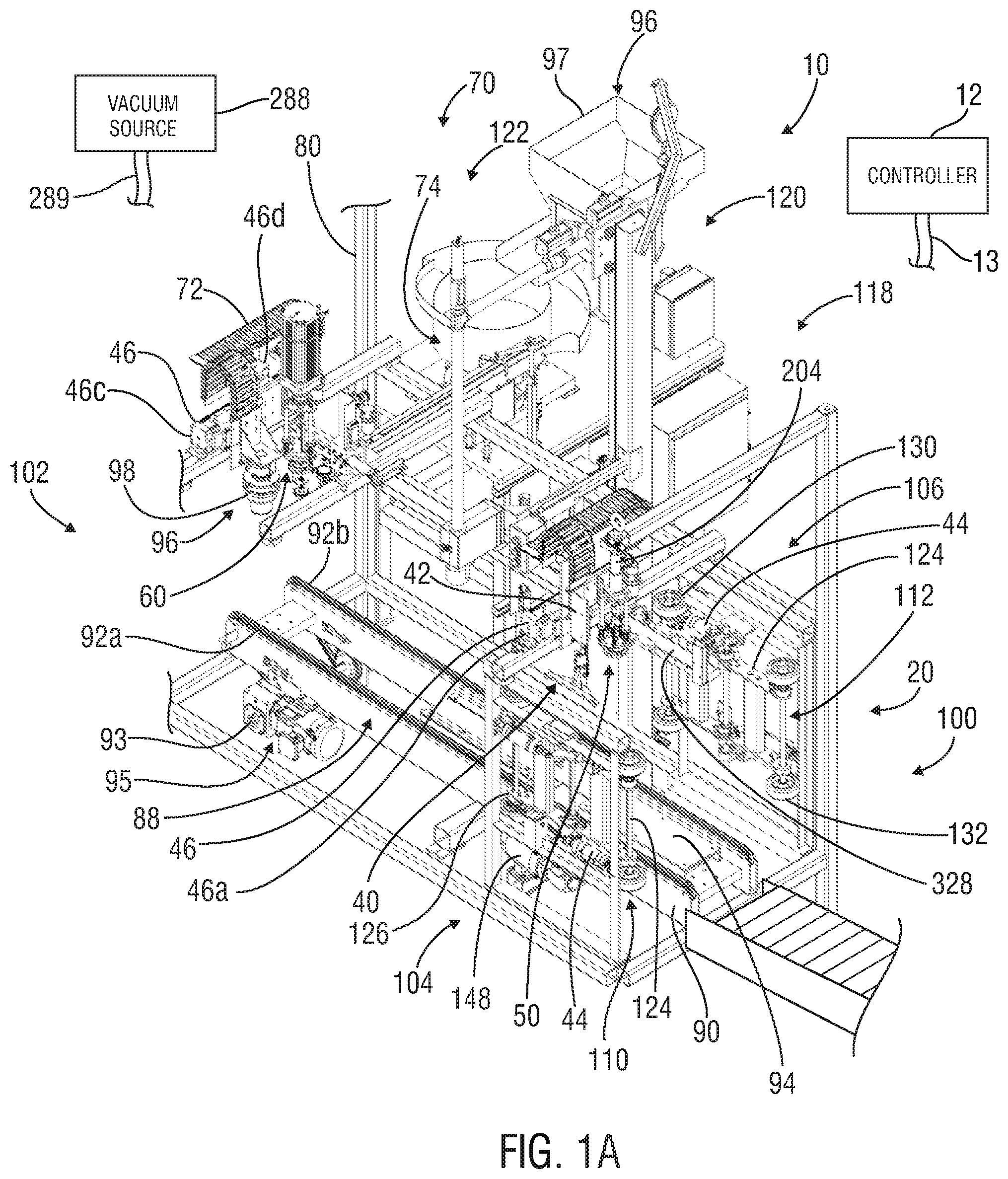 Patent US11780614 — Systems, apparatus and methods for engaging a cap releasably secured in a container — Figure 1