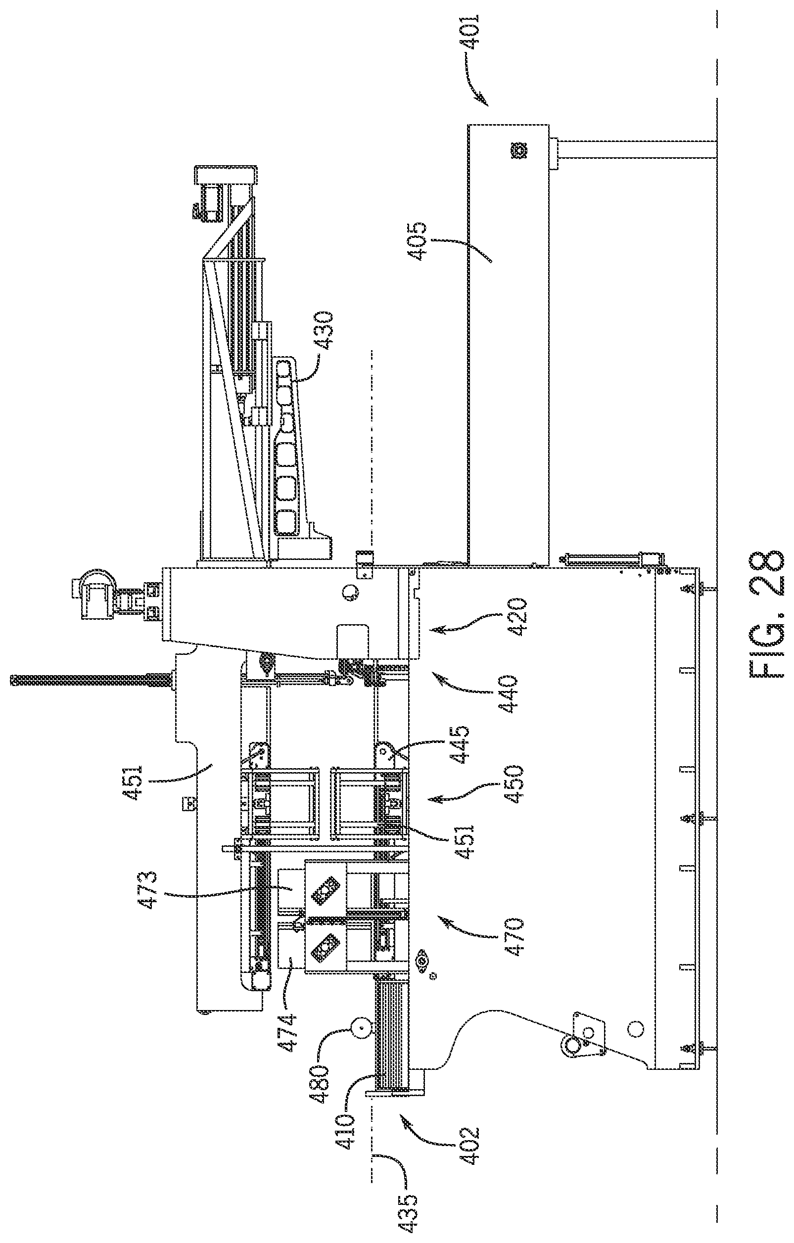 Patent US11780619 Figure 19 – Systems for packaging stacks of bags