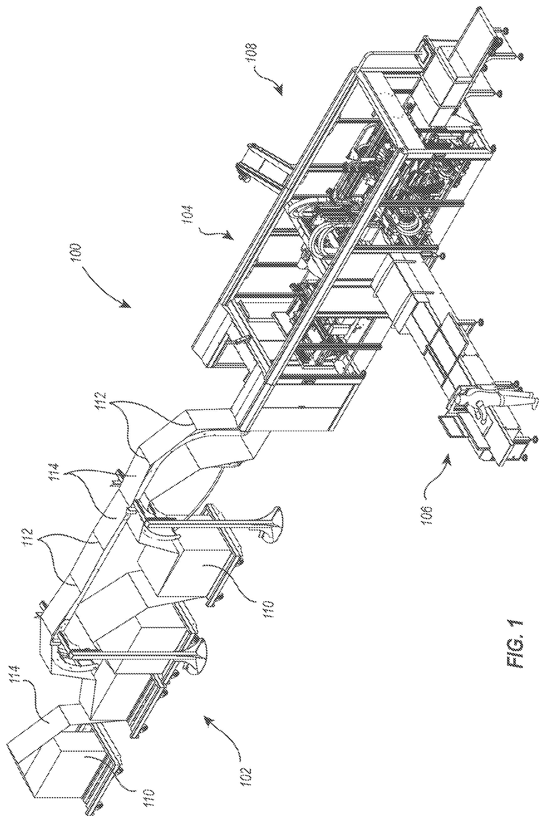 Patent US11780626 Figure 1 – Box template folding process and mechanisms