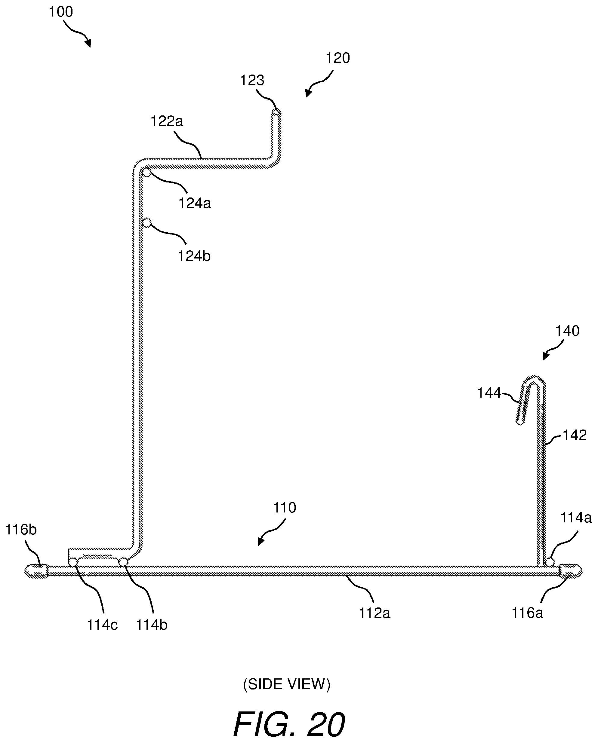 Patent US11780630 Figure 20 – Bag rack and method of using same