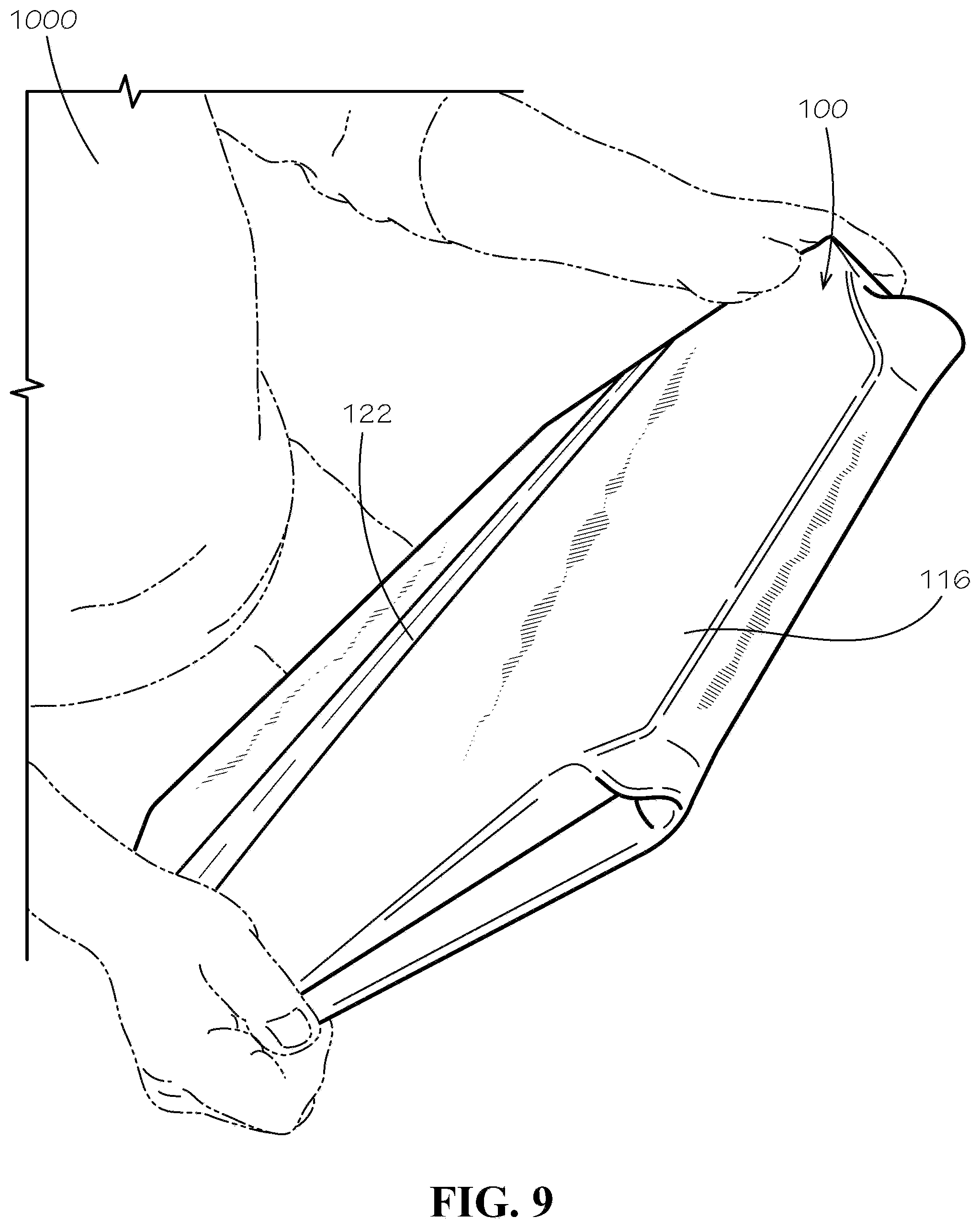 Patent US11780635 Figure 9 – Perforated collapsible box