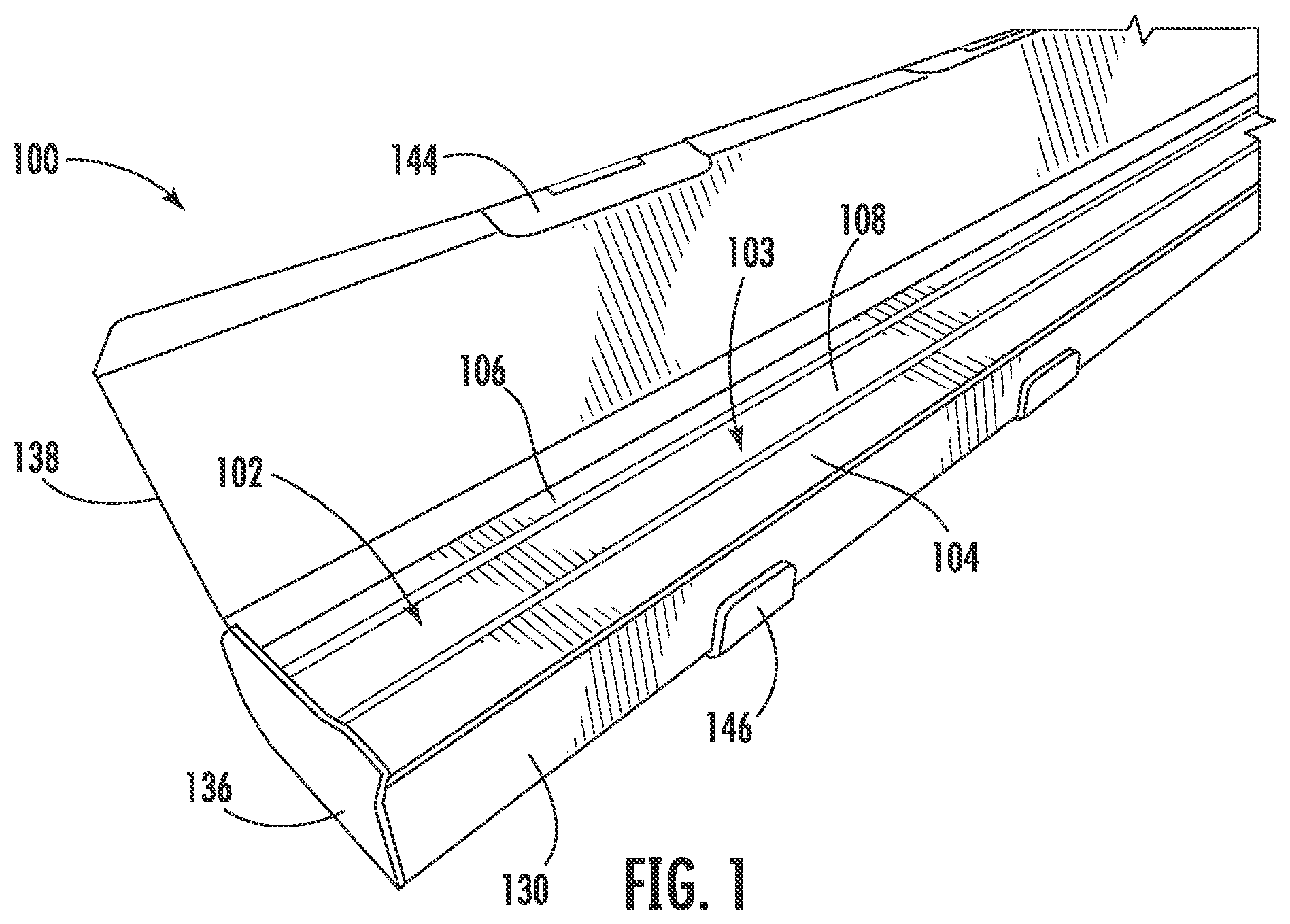 Patent US11780638 — Method for installing a covering relative to a frame of an architectural structure and associated alignment tools — Figure 1
