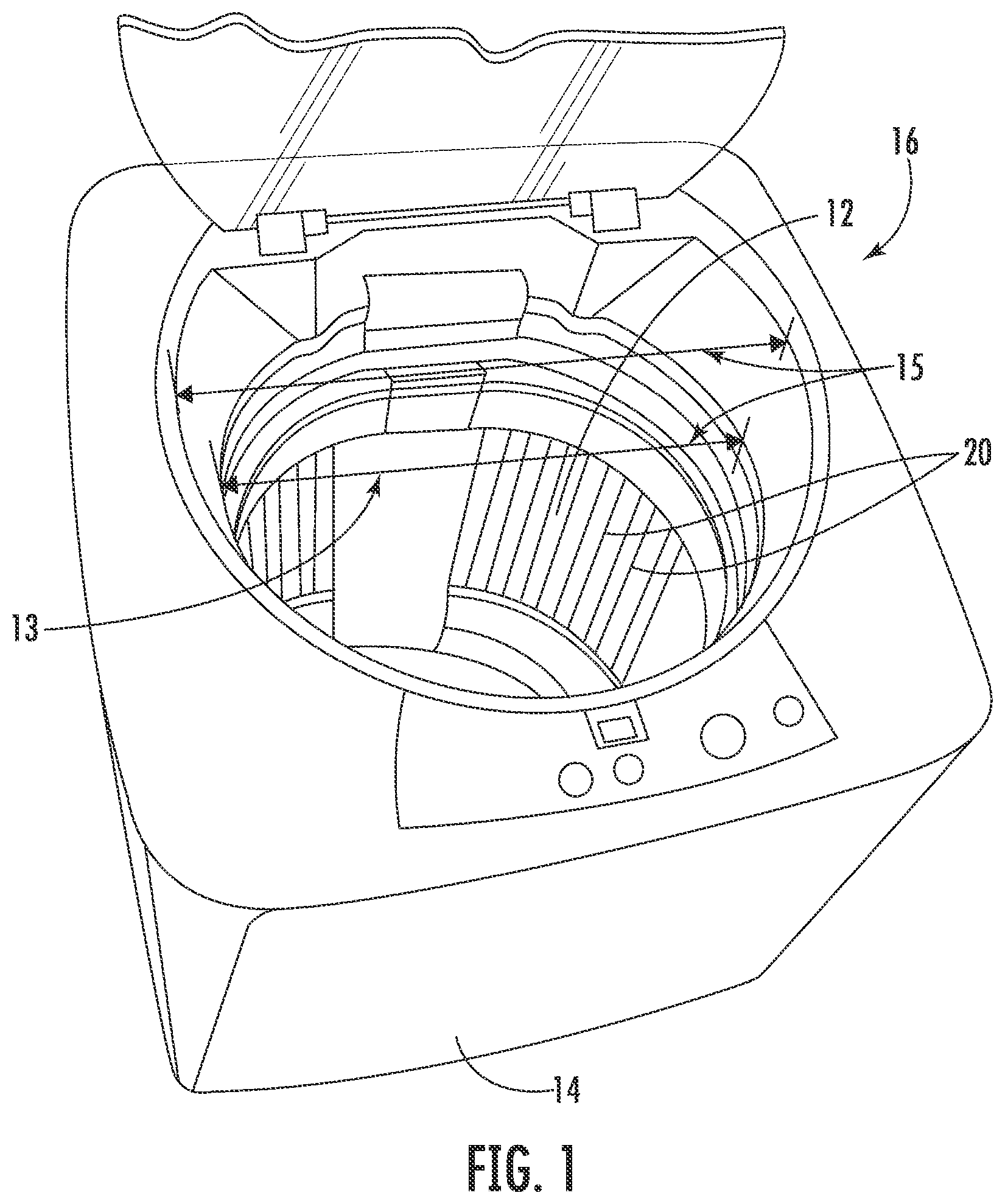 Patent US11780663 — Tub support — Figure 1