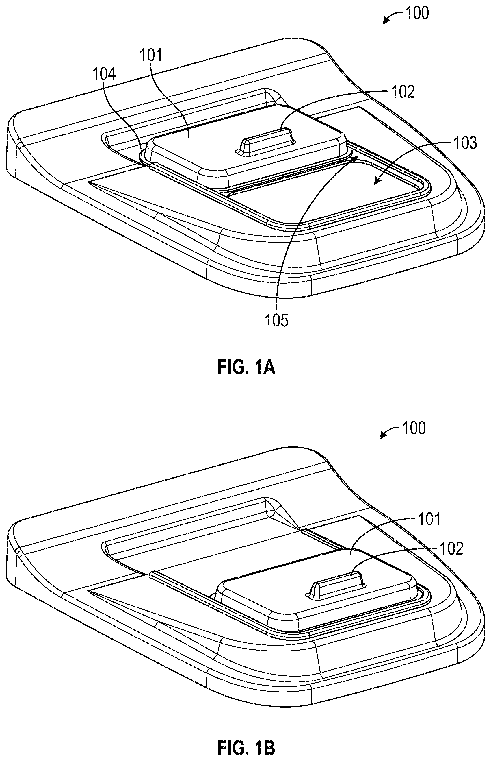 Patent US11780671 Figure 1 – Refuse containers and lids