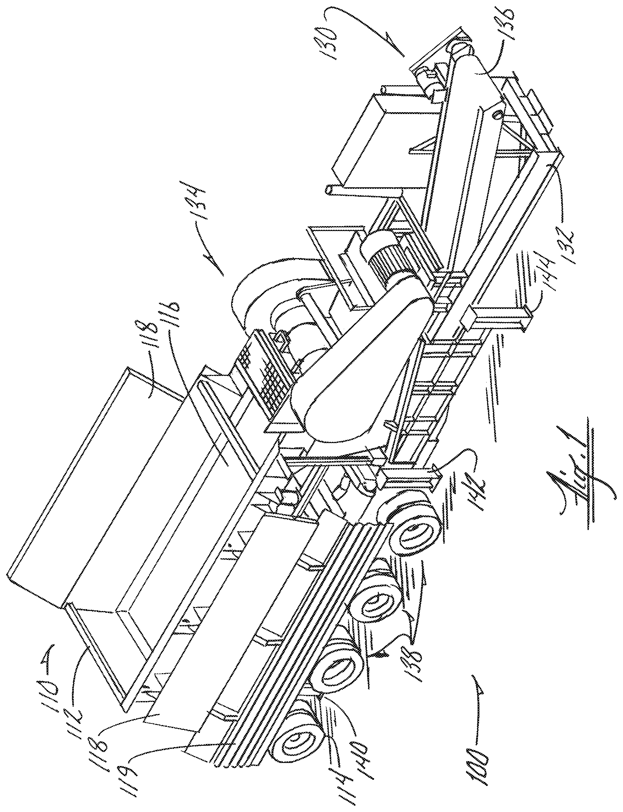 Patent US11780677 — Multi-deck, multi-adjust diverter — Figure 1