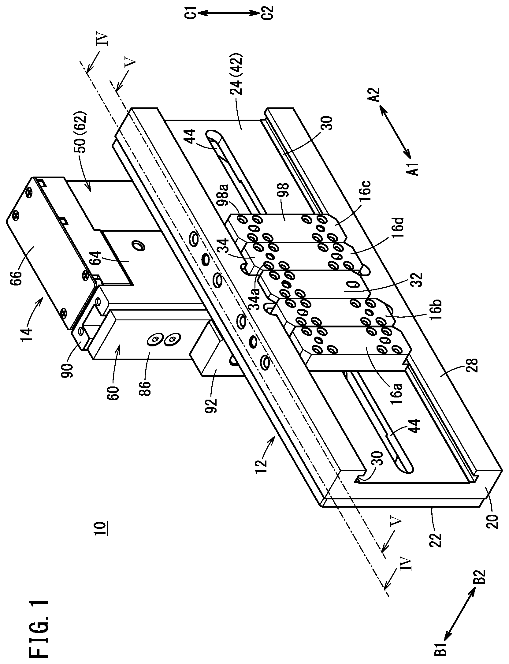 Patent US11780685 — Variable pitch device — Figure 1