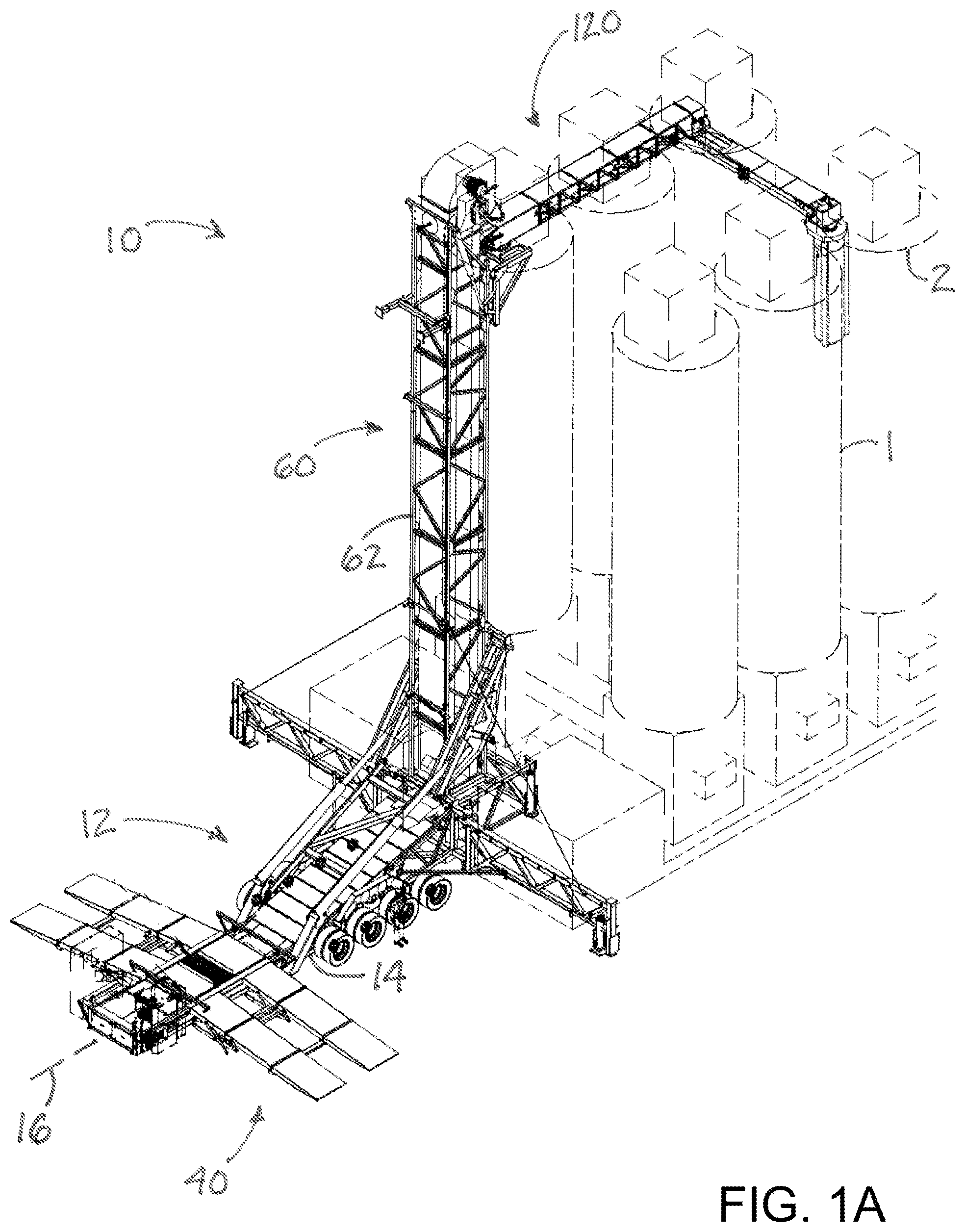Patent US11780689 — Aggregate transferring system — Figure 1
