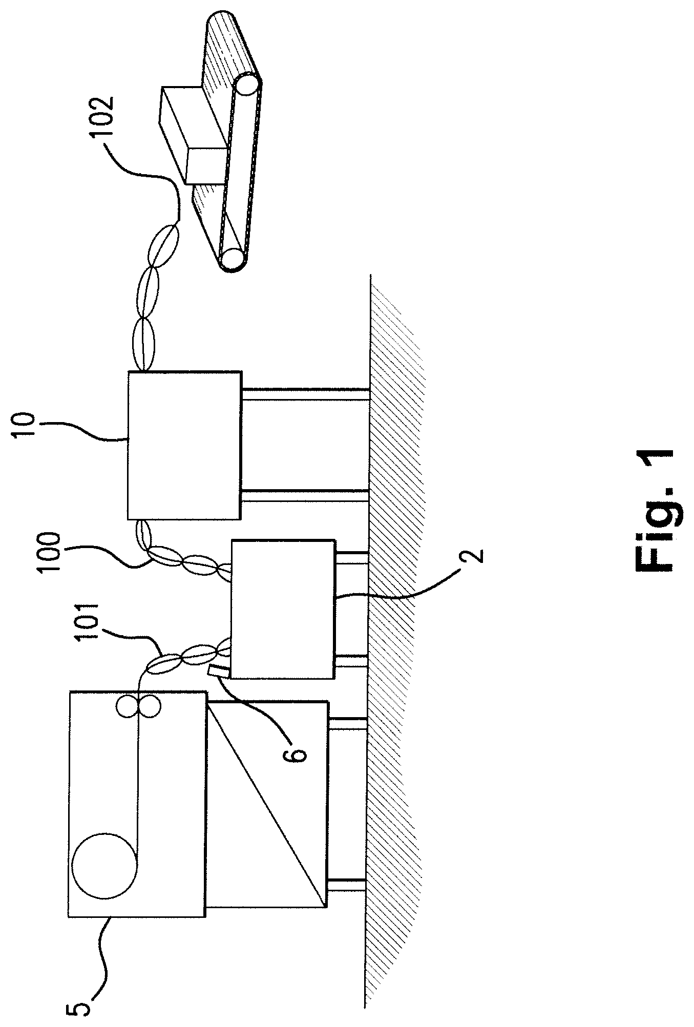Patent US11780696 — Automated air-pillow dispenser — Figure 1