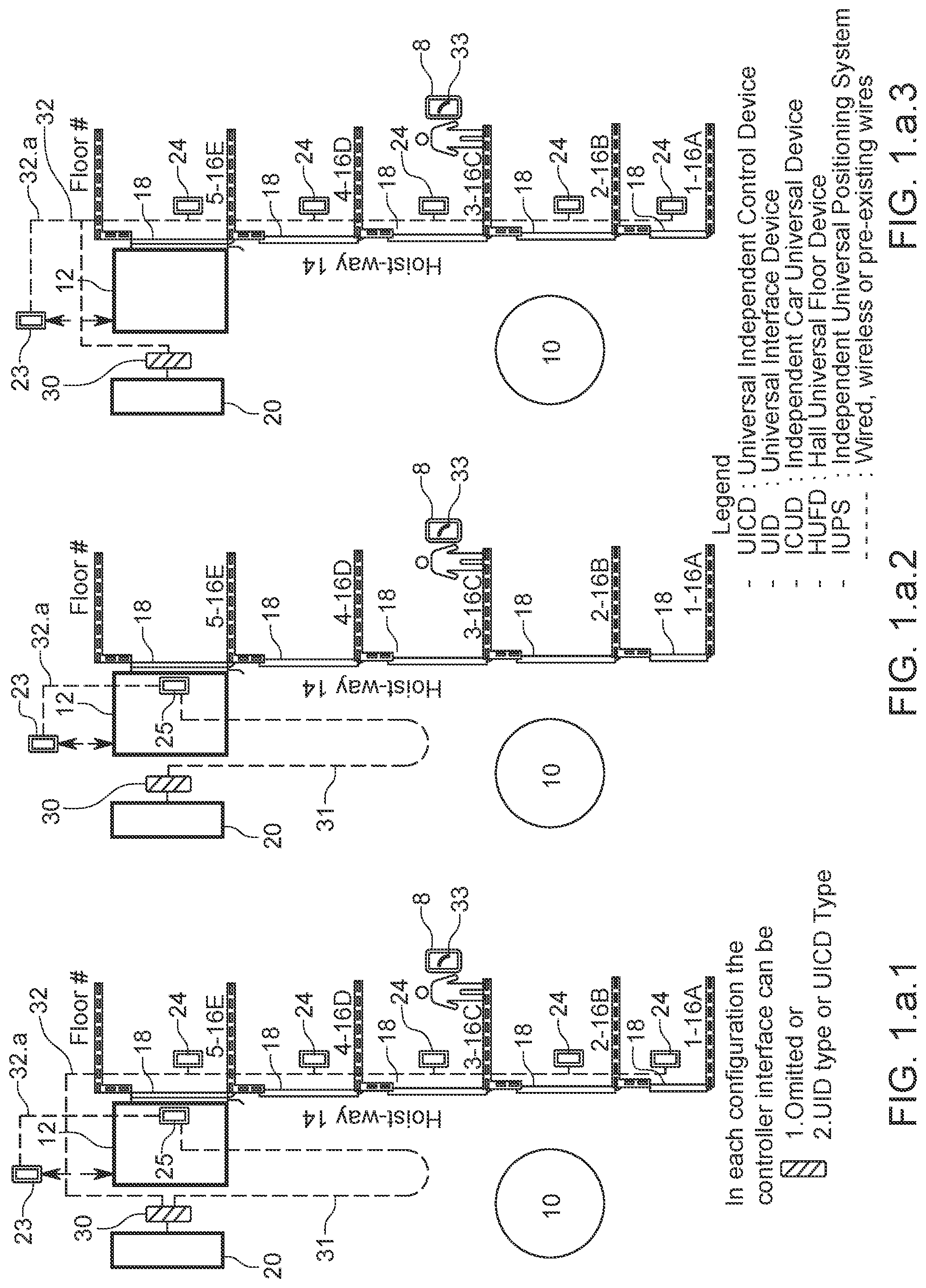 Patent US11780703 Figure 1 – Systems and methods for operation of elevators and other devices