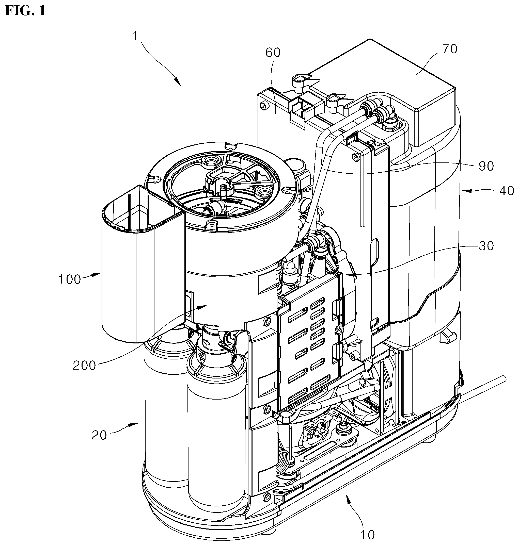 Patent US11780724 — Liquid dispenser — Figure 1