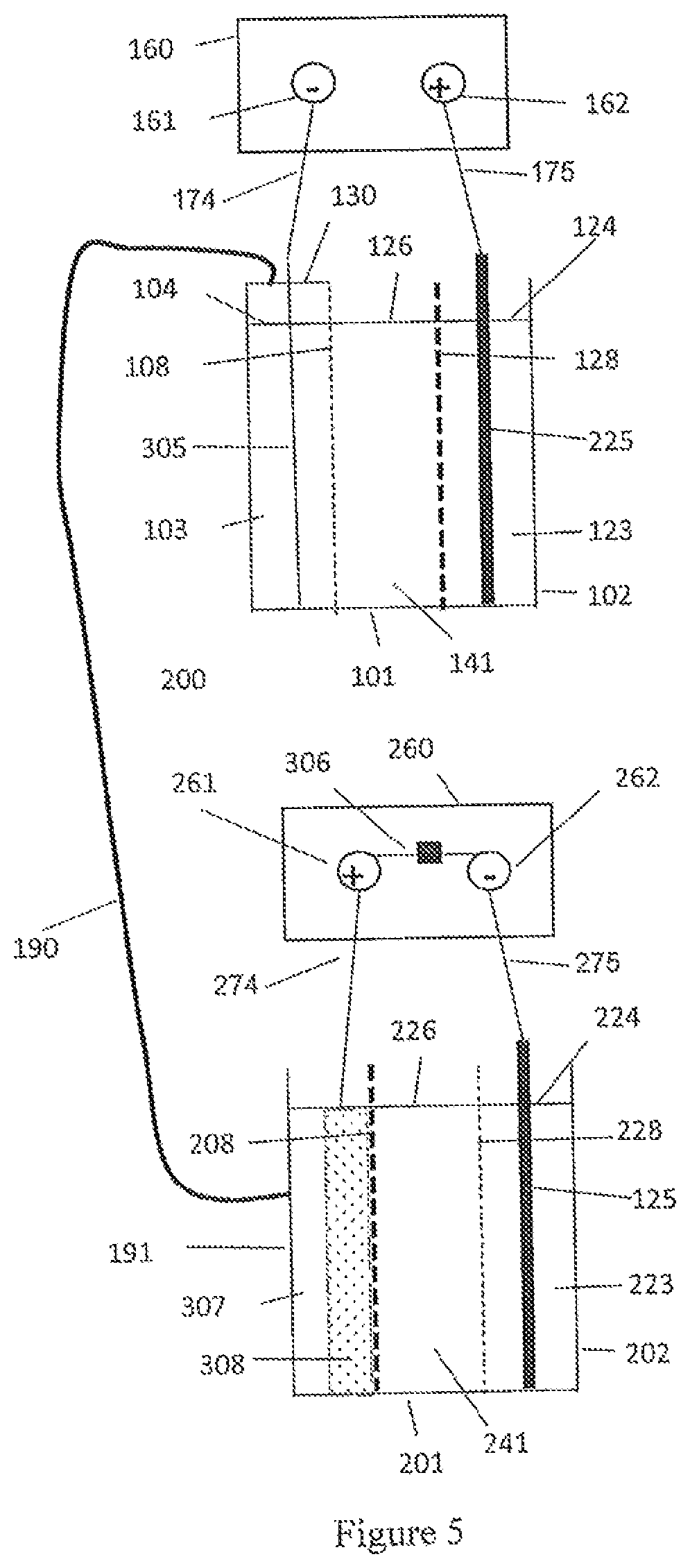 Patent US11780737 Figure 5 – Process for the separation and selective recomposition of ions
