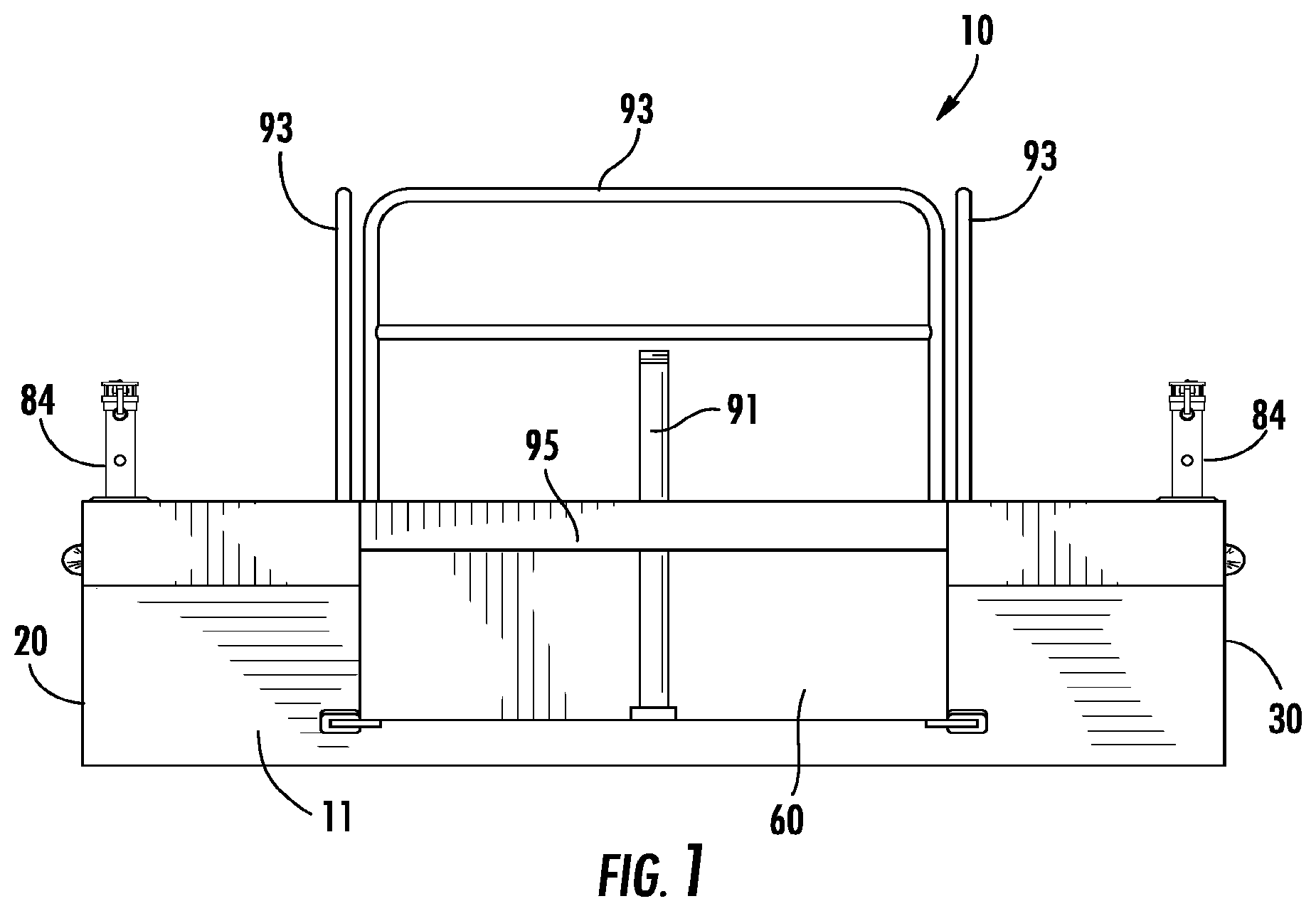 Patent US11780751 — Oil skimmer — Figure 1