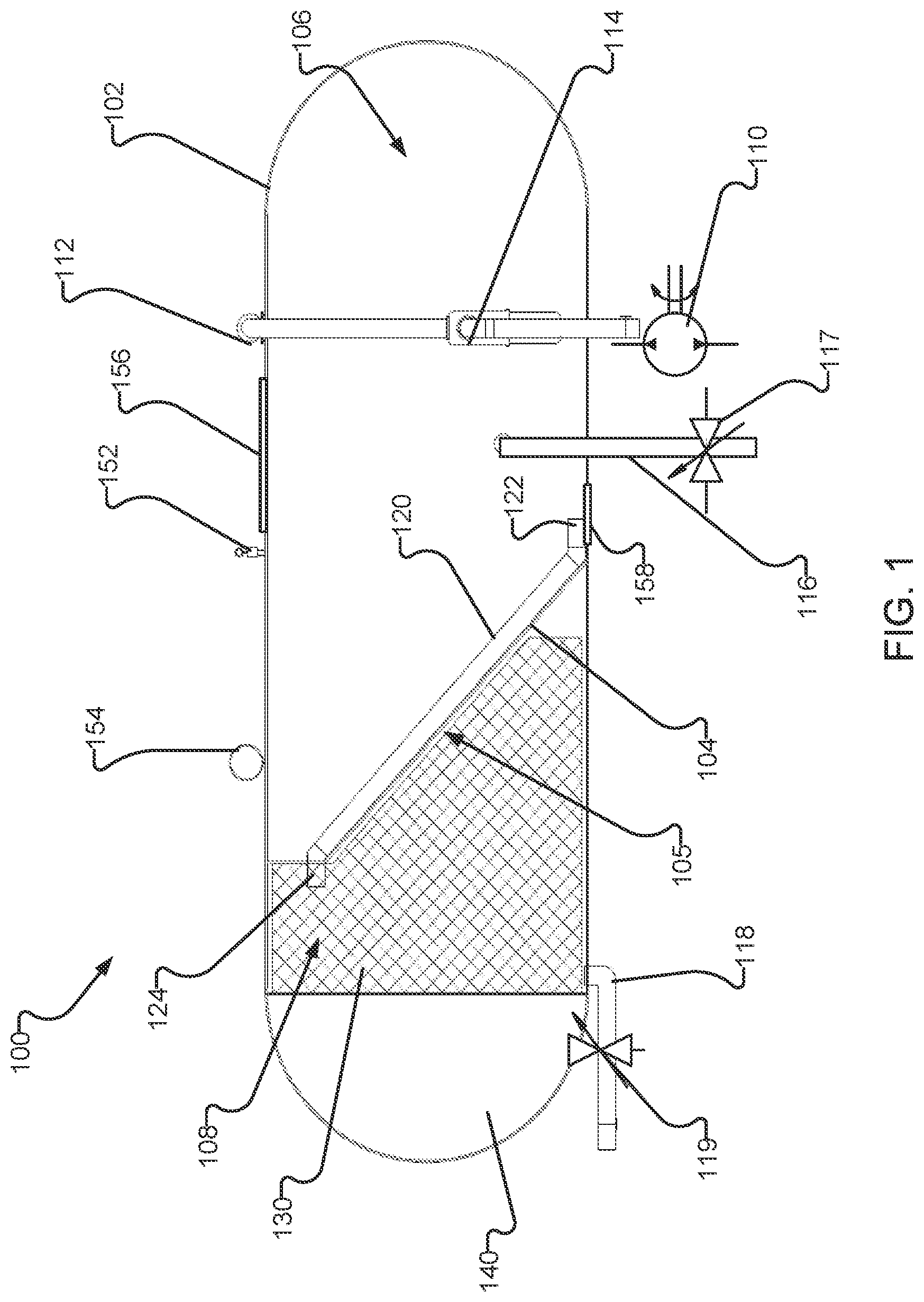 Patent US11780757 — Apparatus and methods for dewatering sludge — Figure 1