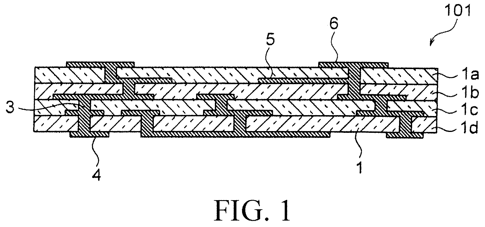 Patent US11780767 — Glass ceramic sintered body and wiring substrate — Figure 1