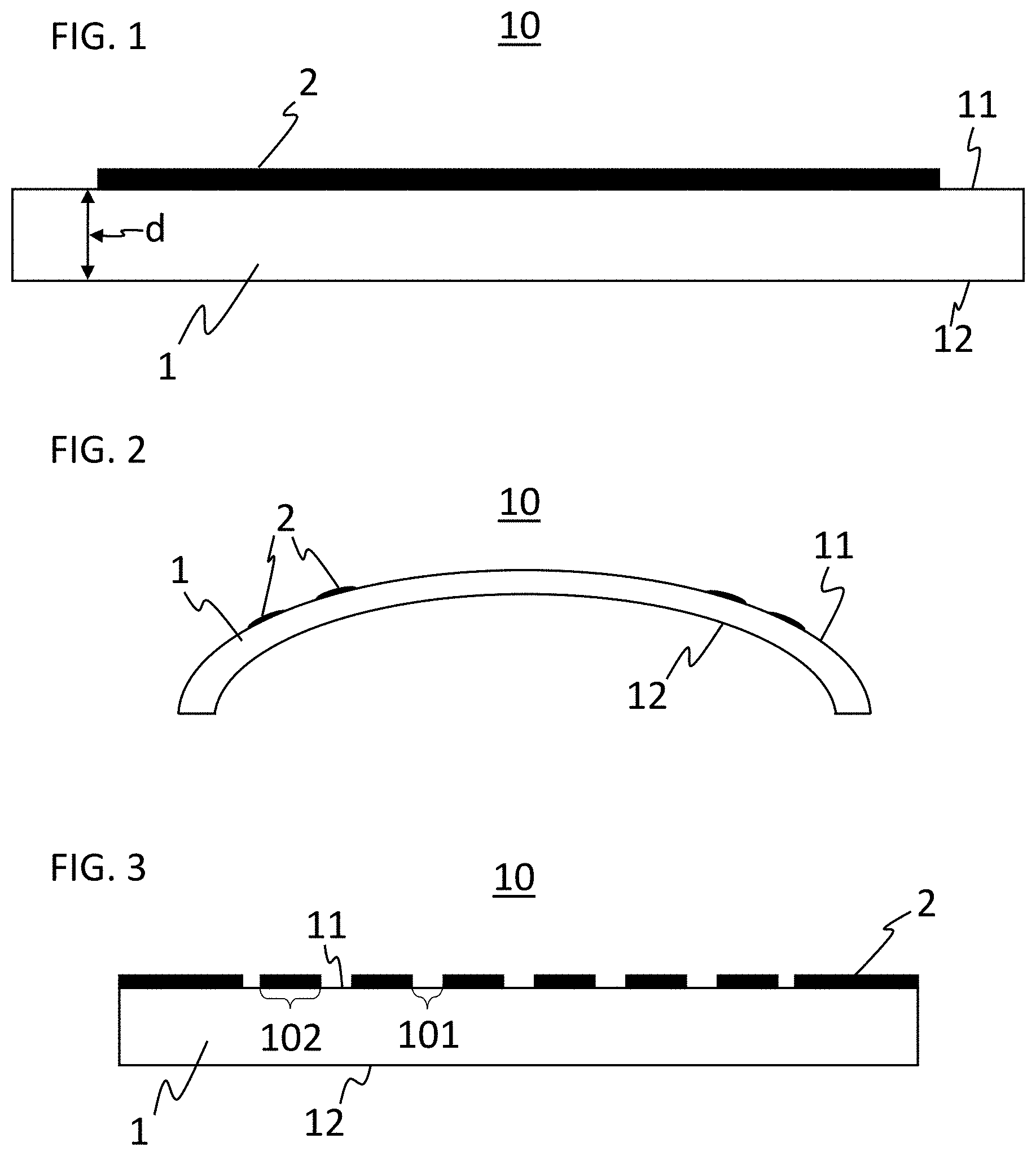 Patent US11780770 — Glass element comprising enamel coating and use thereof, coating agent for making same, and method for producing the coating agent — Figure 1