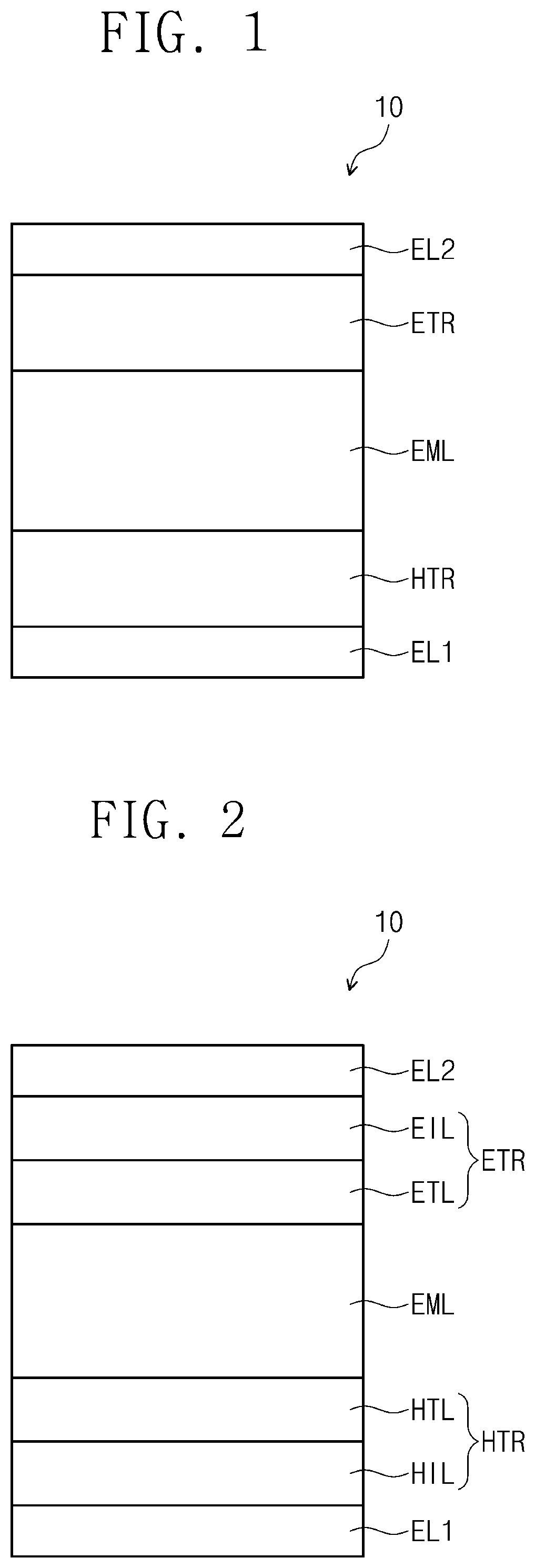Patent US11780790 Figure 1 – Organic light emitting device, crosslinking agent compound for organic light emitting device and manufacturing method of the organic light emitting device
