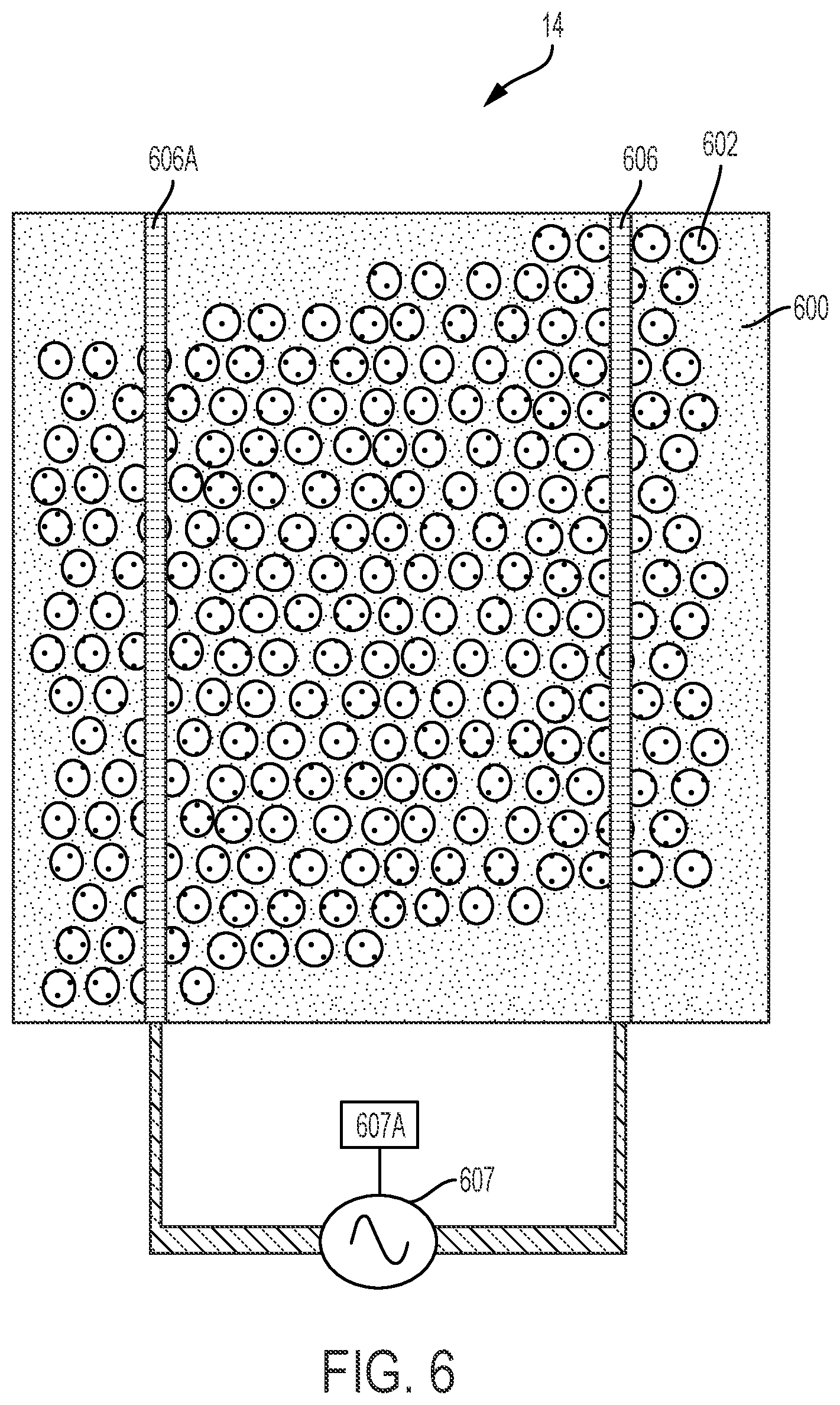 Patent US11781166 Figure 7 – Cell culturing structure including growth medium and non-growth medium
