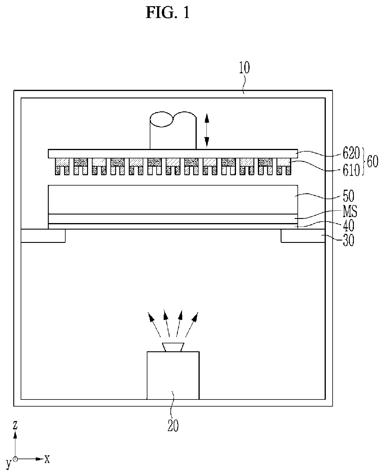 Patent US11781210 — Magnet assembly and deposition apparatus including the same — Figure 1