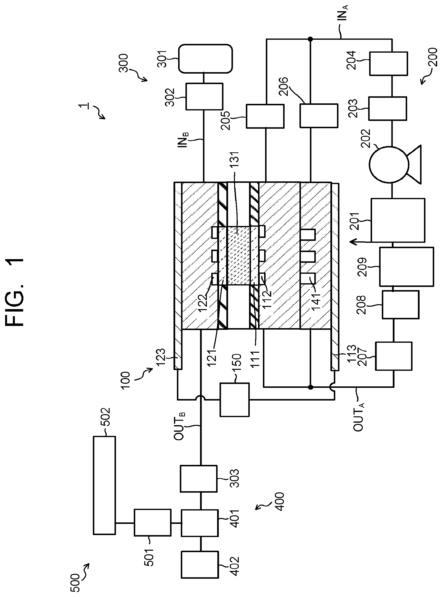 Patent US11781231 — Carbon dioxide electrolytic device and method of electrolyzing carbon dioxide — Figure 1