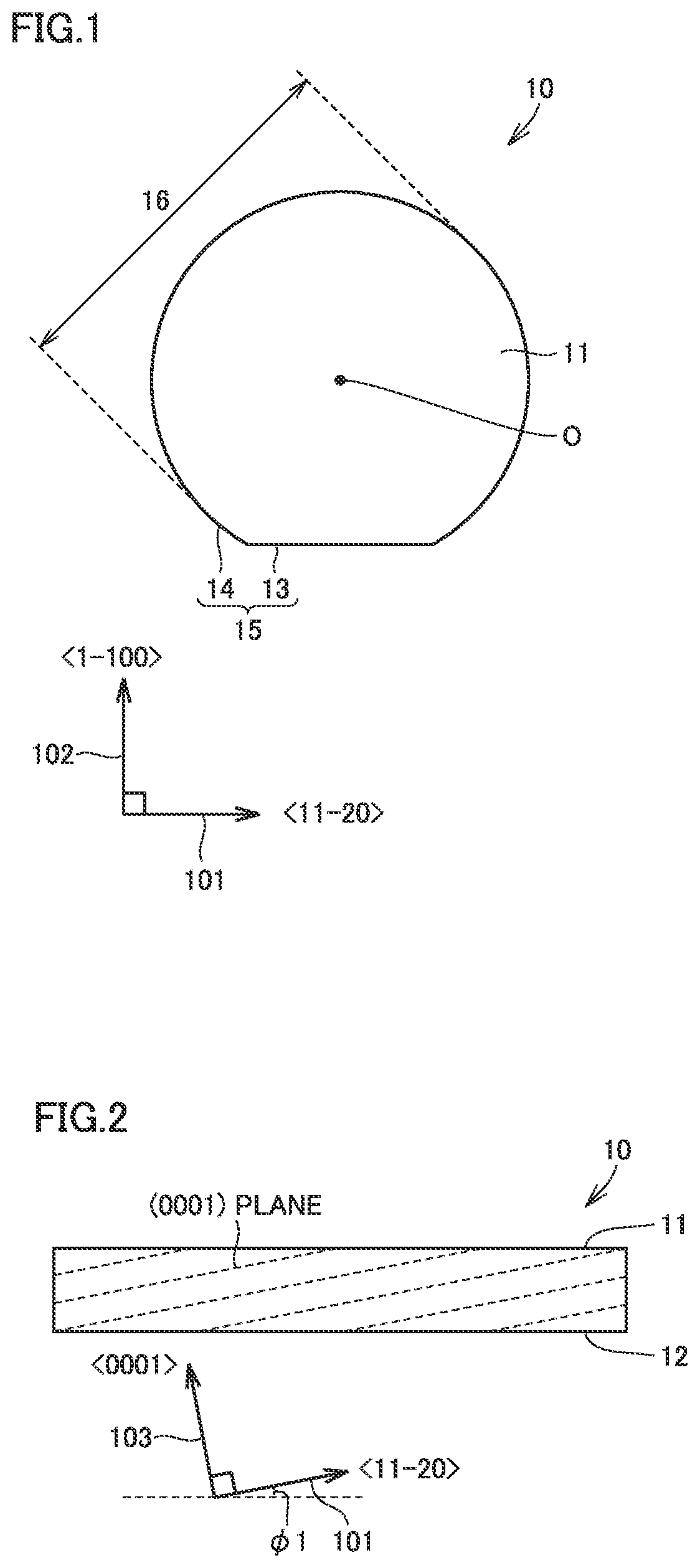 Patent US11781246 — Silicon carbide single crystal substrate — Figure 1